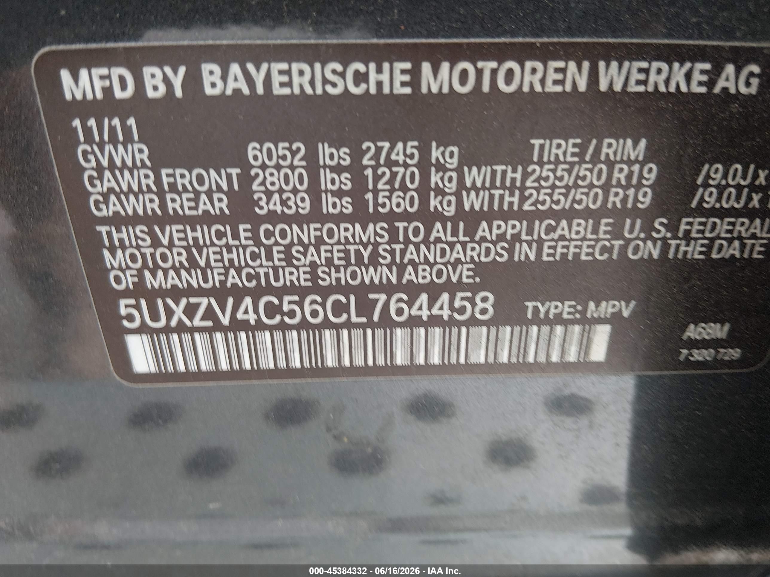 2012 Bmw X5 Xdrive35i/xdrive35i Premium/xdrive35i Sport Activity Gray vin: 5UXZV4C56CL764458