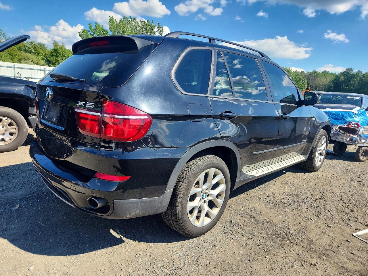2013 Bmw X5 Xdrive35i Gray vin: 5UXZV4C56D0B01803
