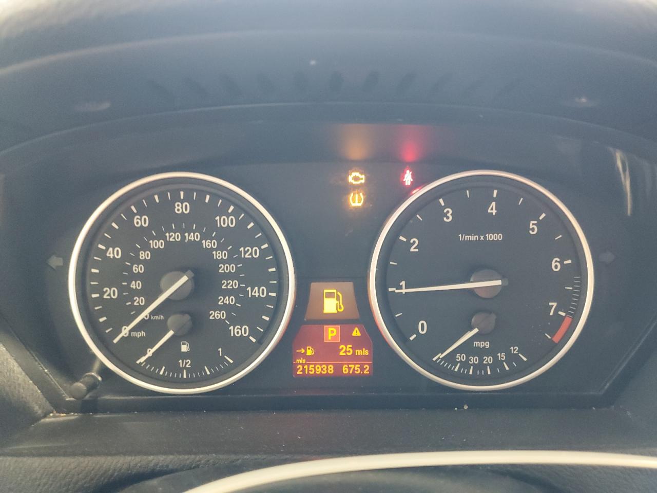 2013 Bmw X5 Xdrive35i Blue vin: 5UXZV4C56D0B14700 Damage: Warning Light - Engine, On, Unacceptable