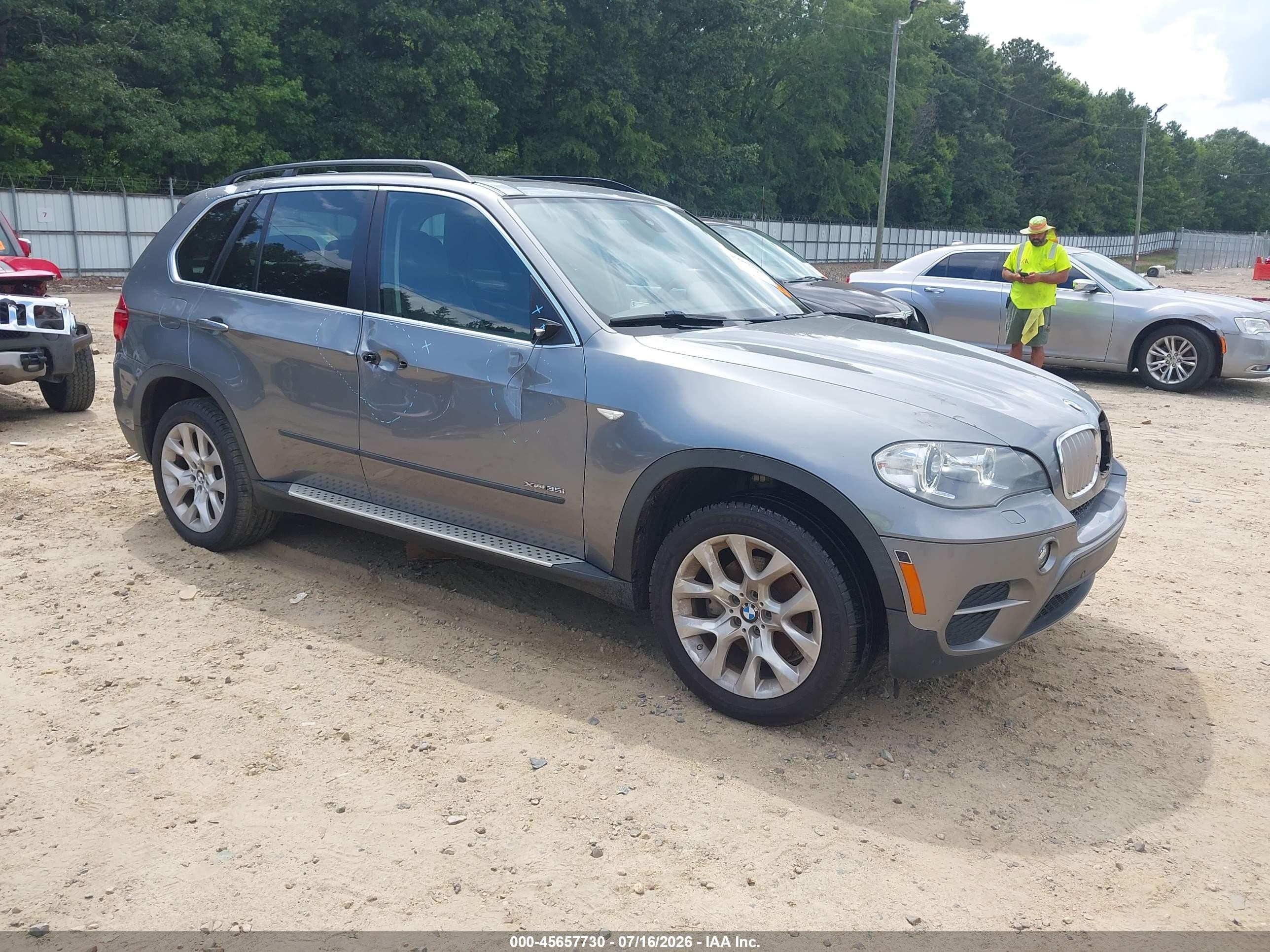 2013 Bmw X5 Xdrive35i/xdrive35i Premium/xdrive35i Sport Activity Gray vin: 5UXZV4C56D0B16334