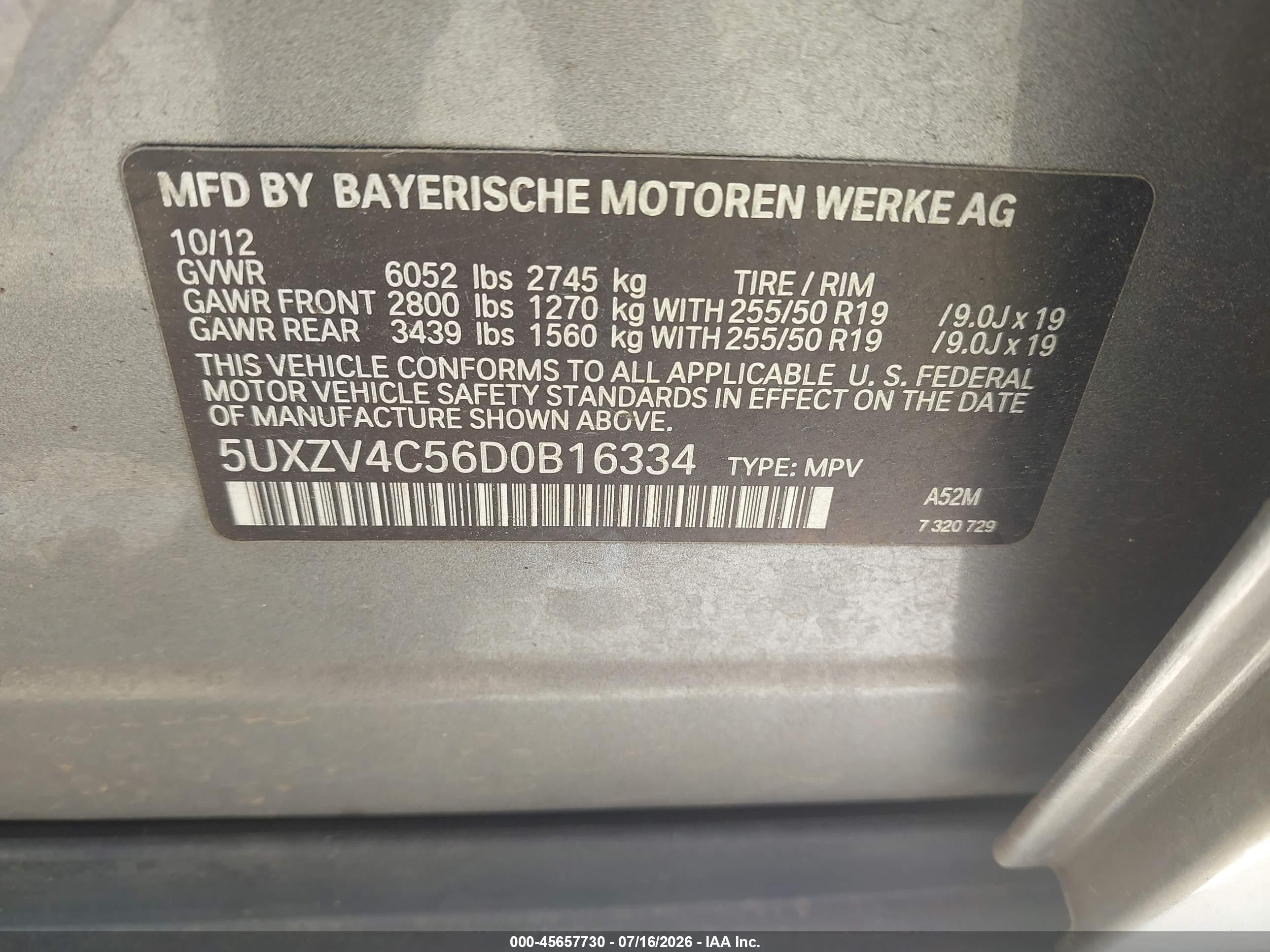 2013 Bmw X5 Xdrive35i/xdrive35i Premium/xdrive35i Sport Activity Gray vin: 5UXZV4C56D0B16334