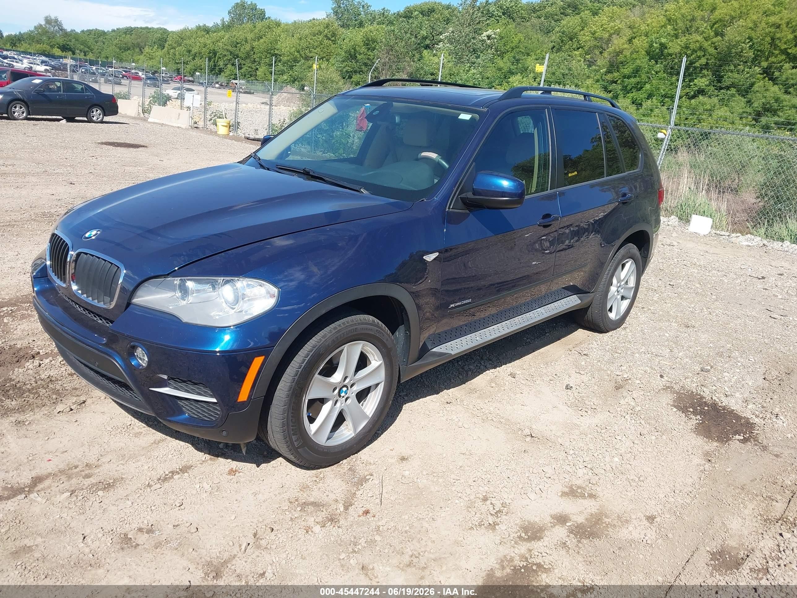 2013 Bmw X5 Xdrive35i/xdrive35i Premium/xdrive35i Sport Activity Blue vin: 5UXZV4C56D0G52104
