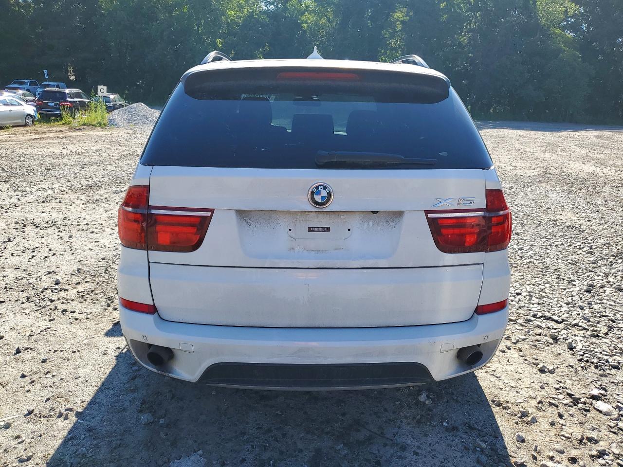 2013 Bmw X5 Xdrive35i White vin: 5UXZV4C56D0G57156