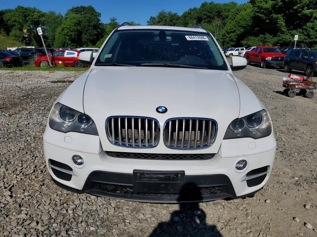 2013 Bmw X5 Xdrive35i White vin: 5UXZV4C56D0G57156