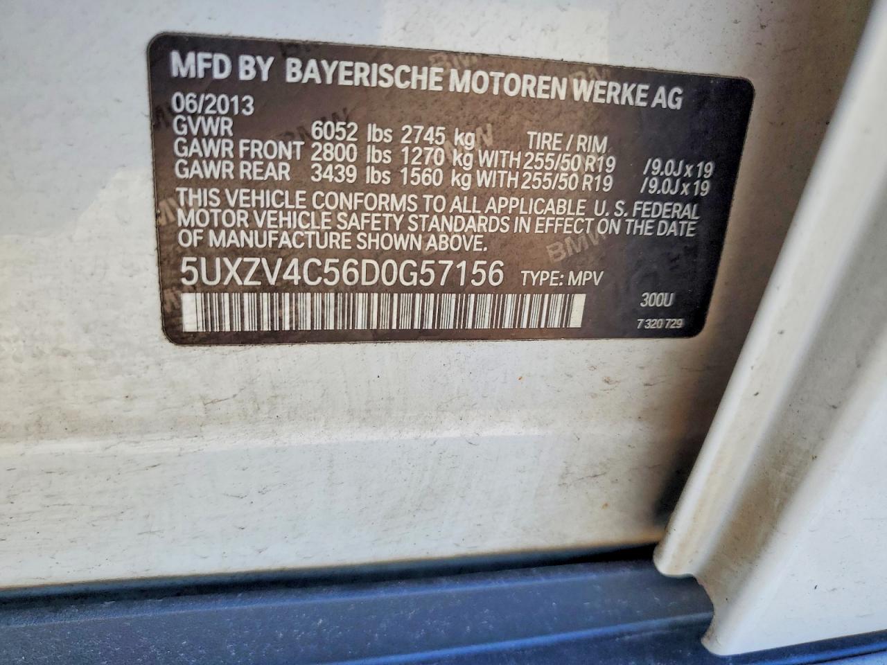 2013 Bmw X5 Xdrive35i White vin: 5UXZV4C56D0G57156