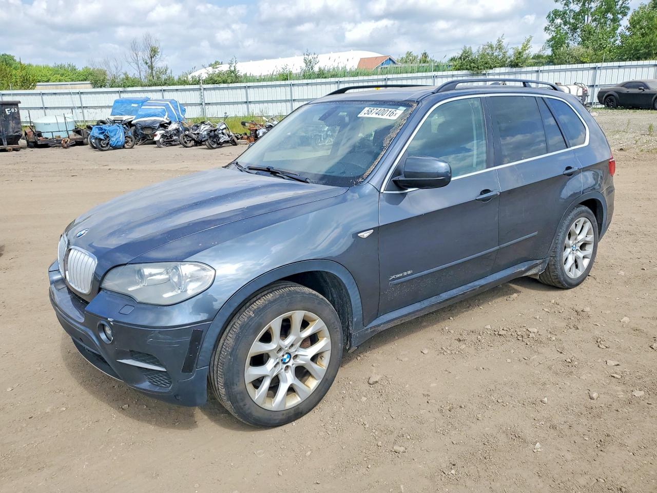 2013 Bmw X5 Xdrive35i Gray vin: 5UXZV4C56DL993885