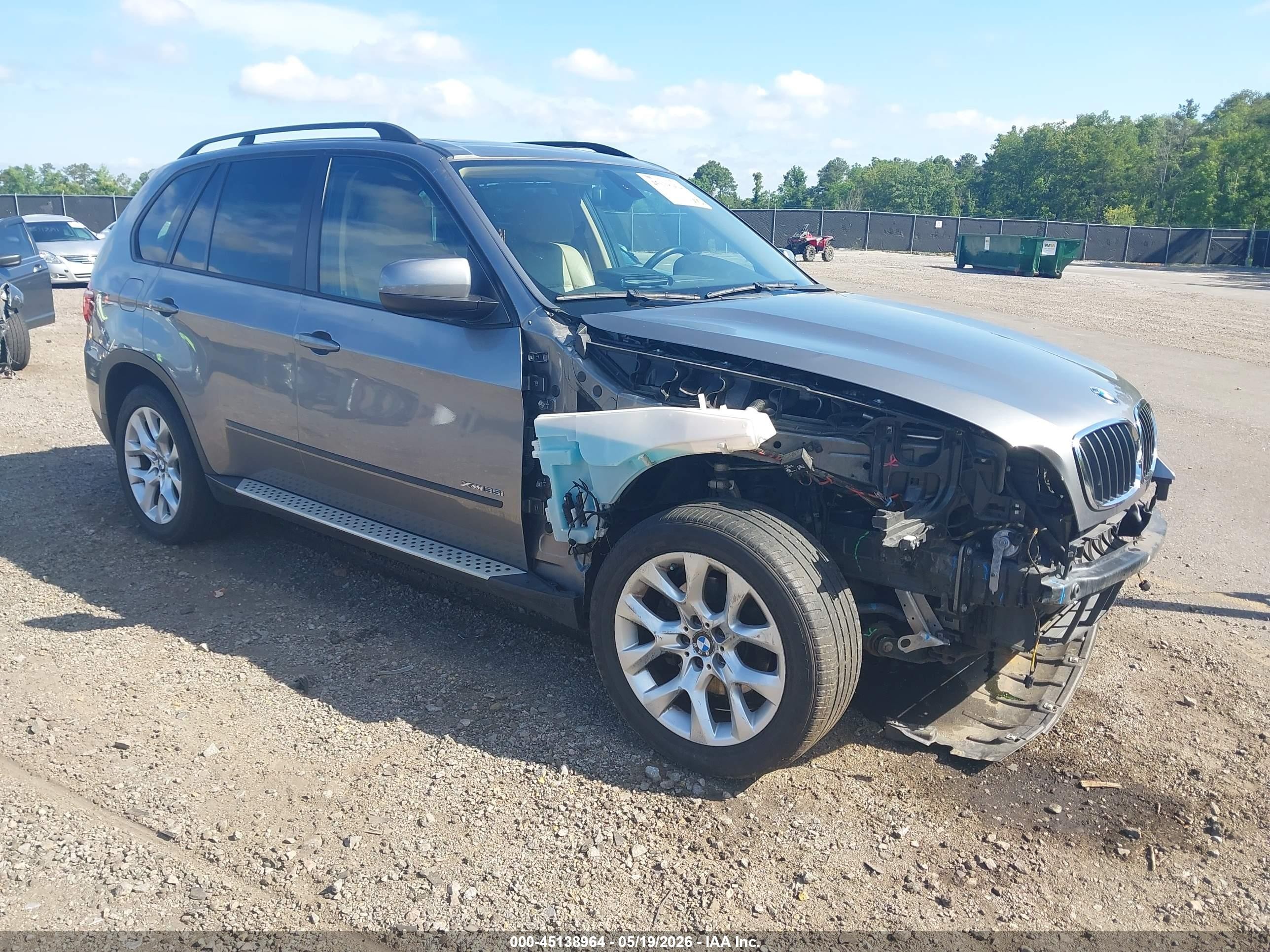 2012 Bmw X5 Xdrive35i/xdrive35i Premium/xdrive35i Sport Activity Gray vin: 5UXZV4C57CL755378