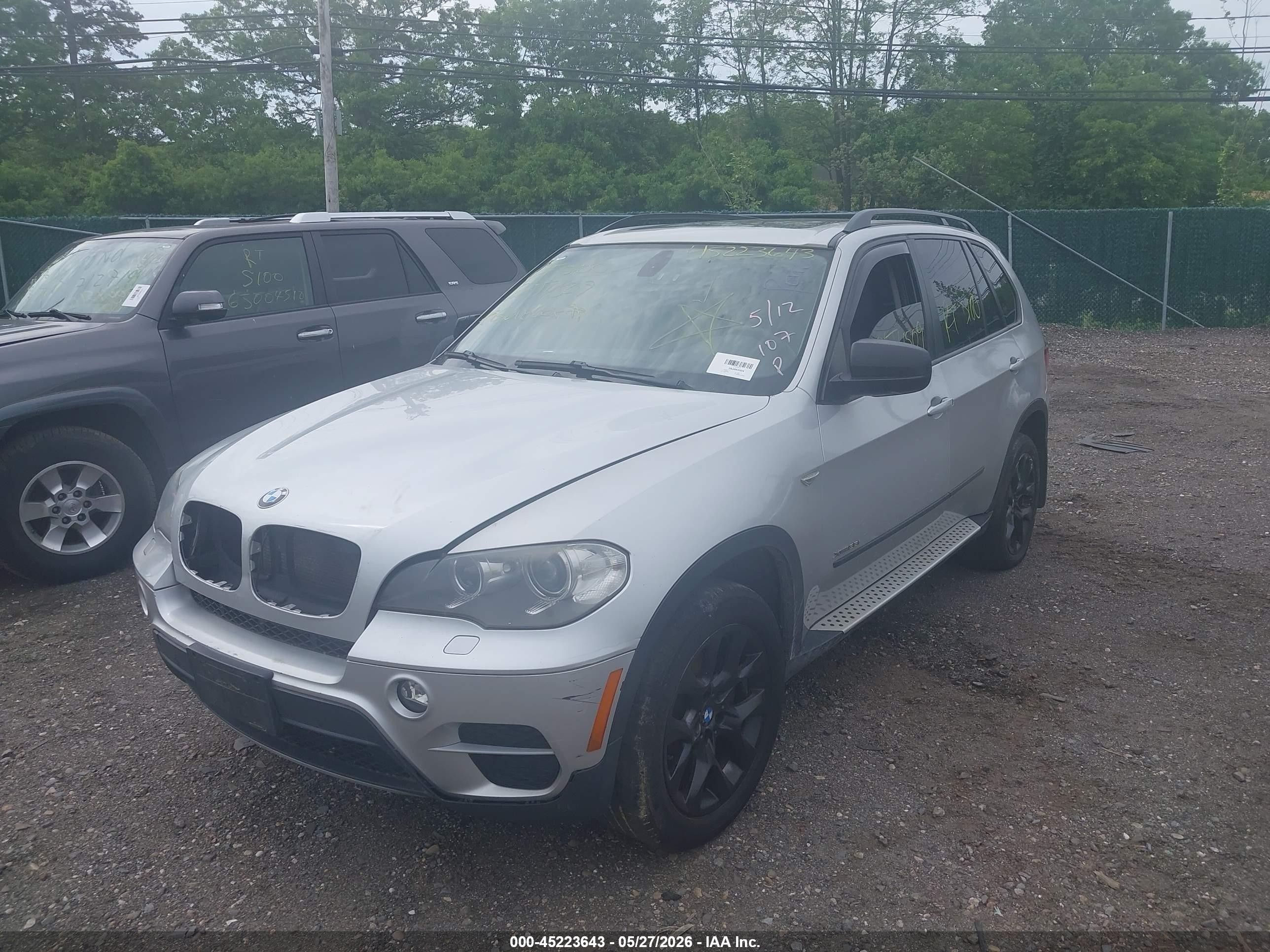 2012 Bmw X5 Xdrive35i/xdrive35i Premium/xdrive35i Sport Activity Silver vin: 5UXZV4C57CL990704