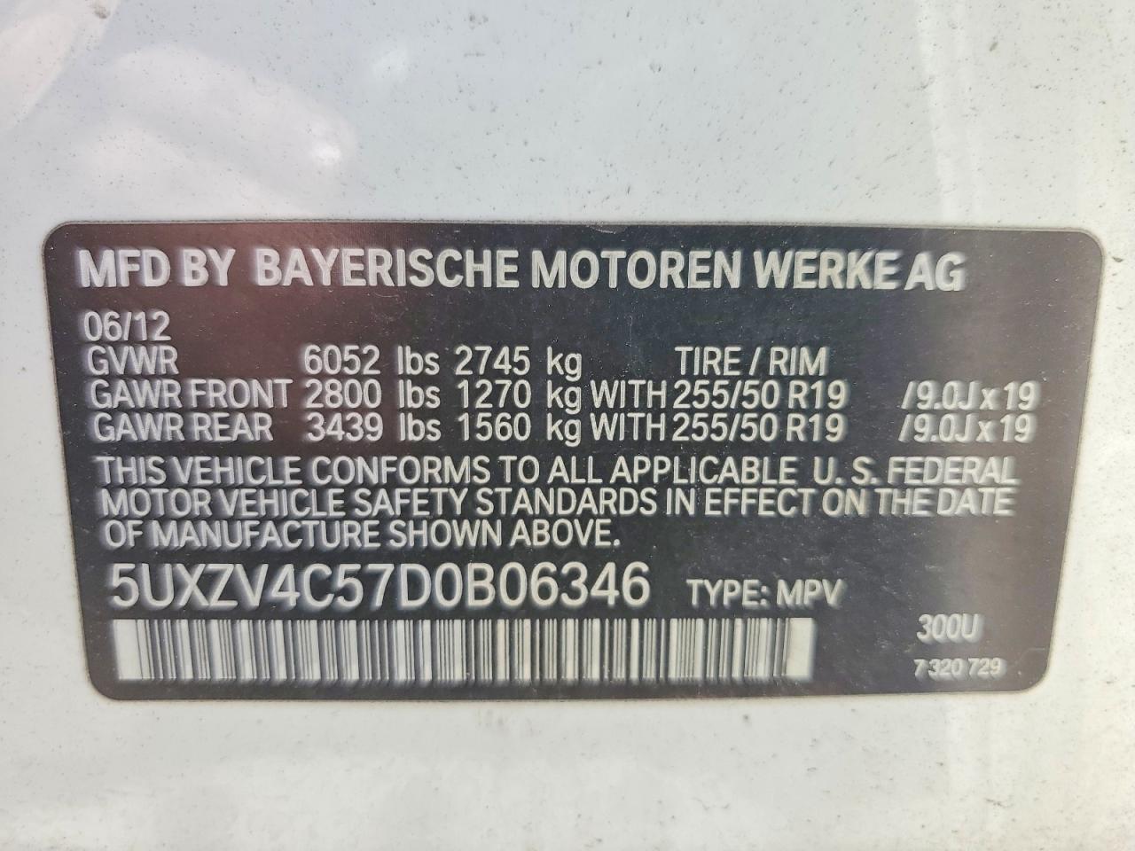 2013 Bmw X5 Xdrive35i White vin: 5UXZV4C57D0B06346