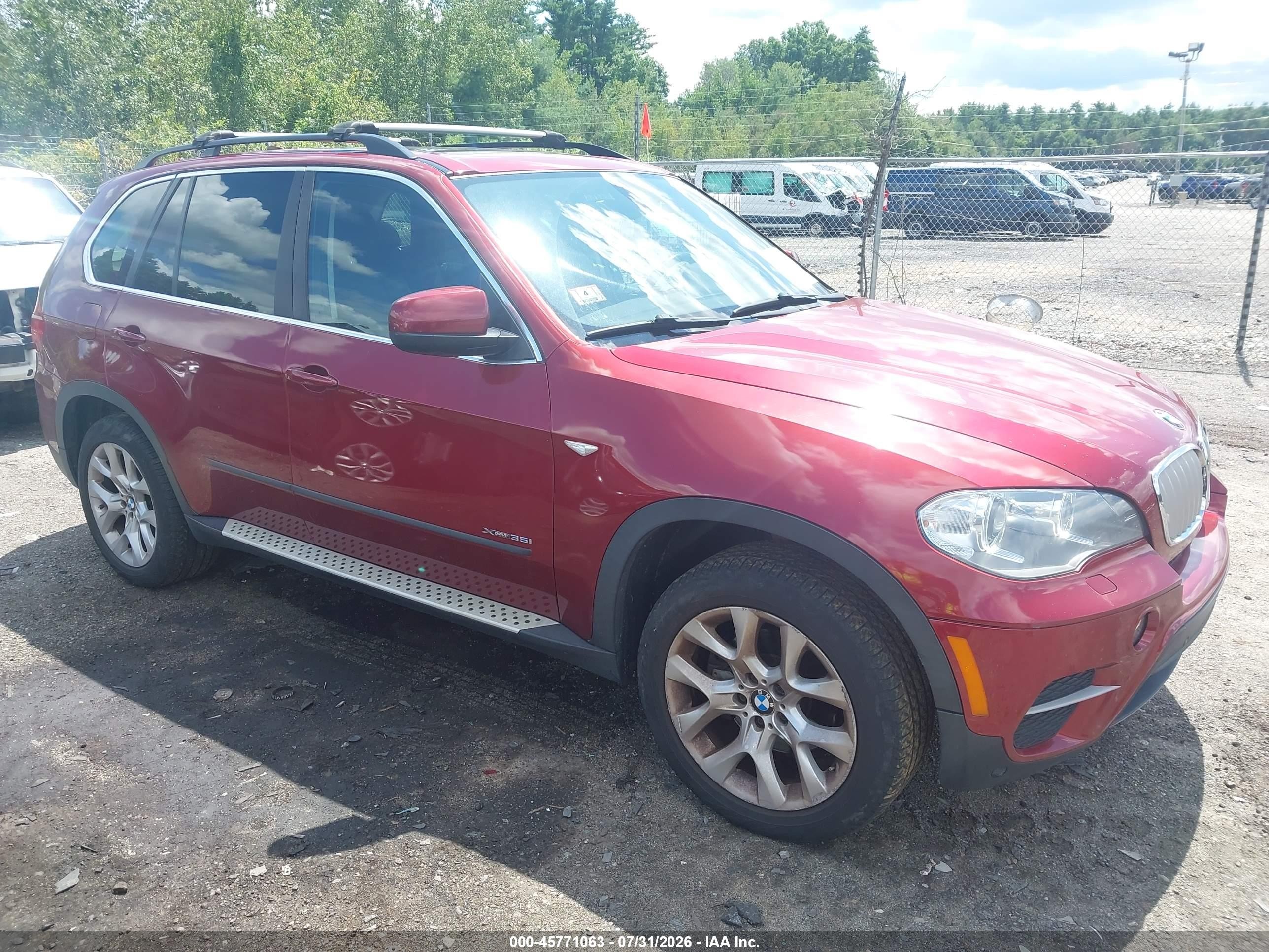 2013 Bmw X5 Xdrive35i/xdrive35i Premium/xdrive35i Sport Activity Red vin: 5UXZV4C57D0B11224