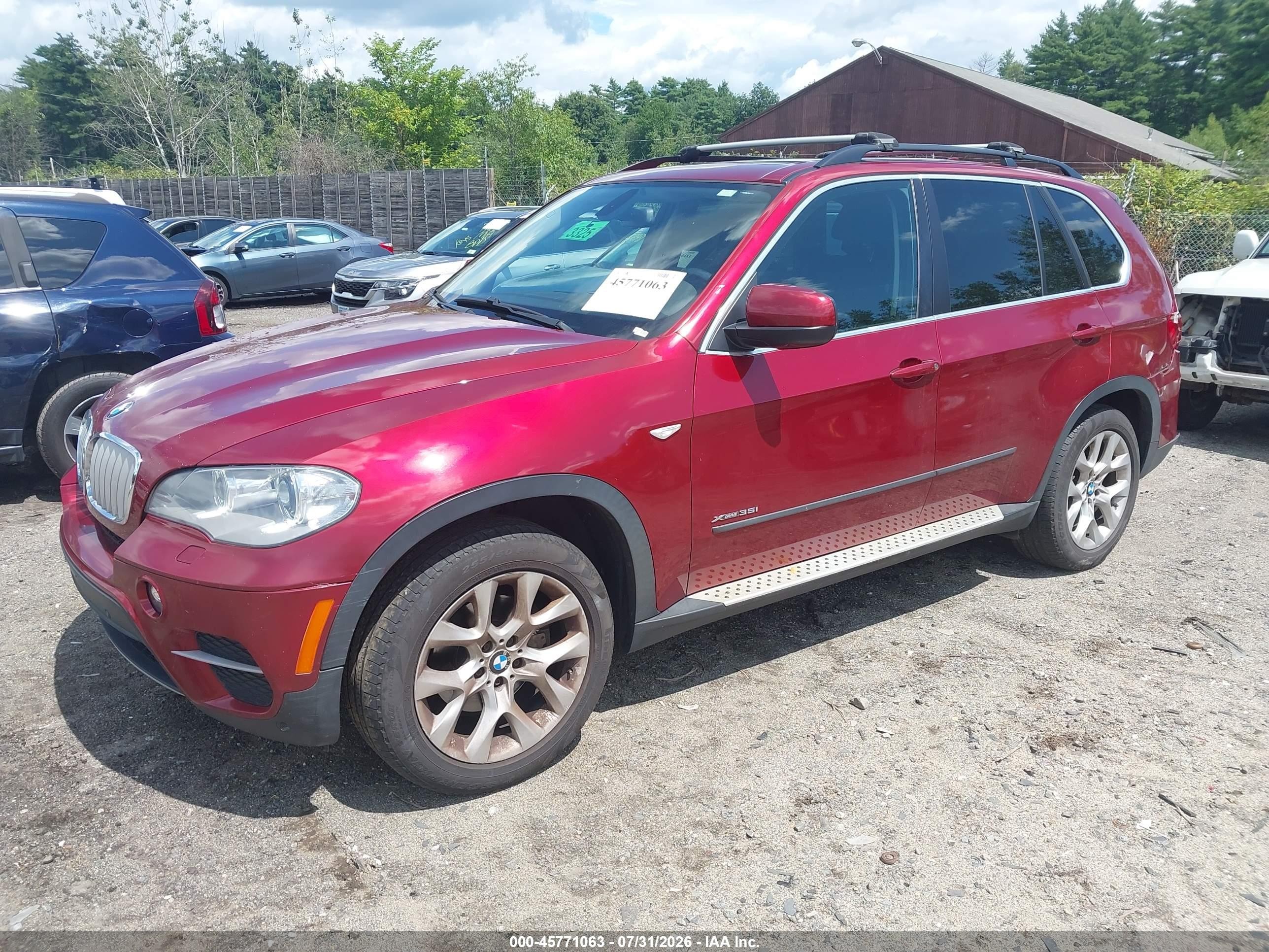 2013 Bmw X5 Xdrive35i/xdrive35i Premium/xdrive35i Sport Activity Red vin: 5UXZV4C57D0B11224