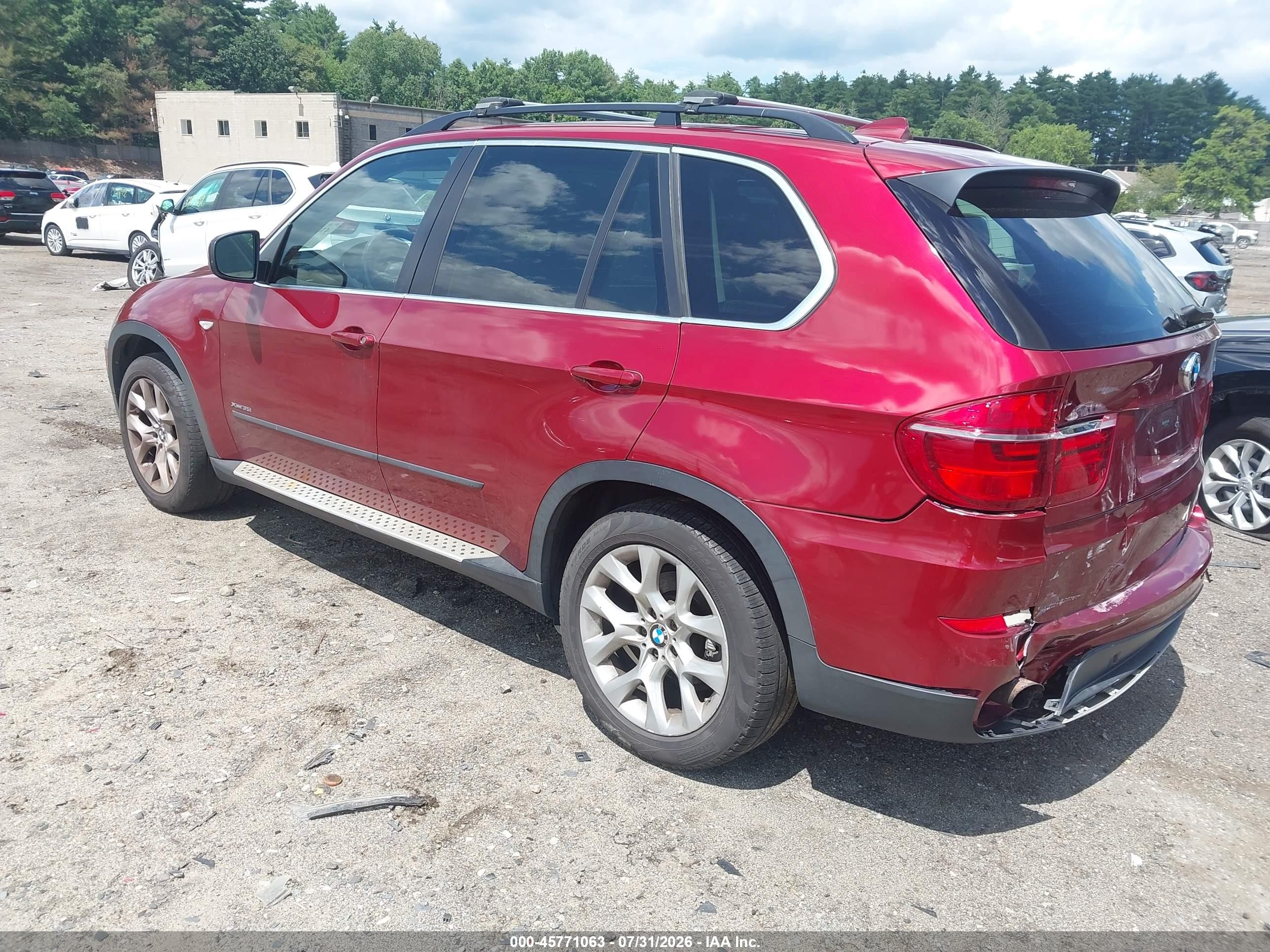 2013 Bmw X5 Xdrive35i/xdrive35i Premium/xdrive35i Sport Activity Red vin: 5UXZV4C57D0B11224