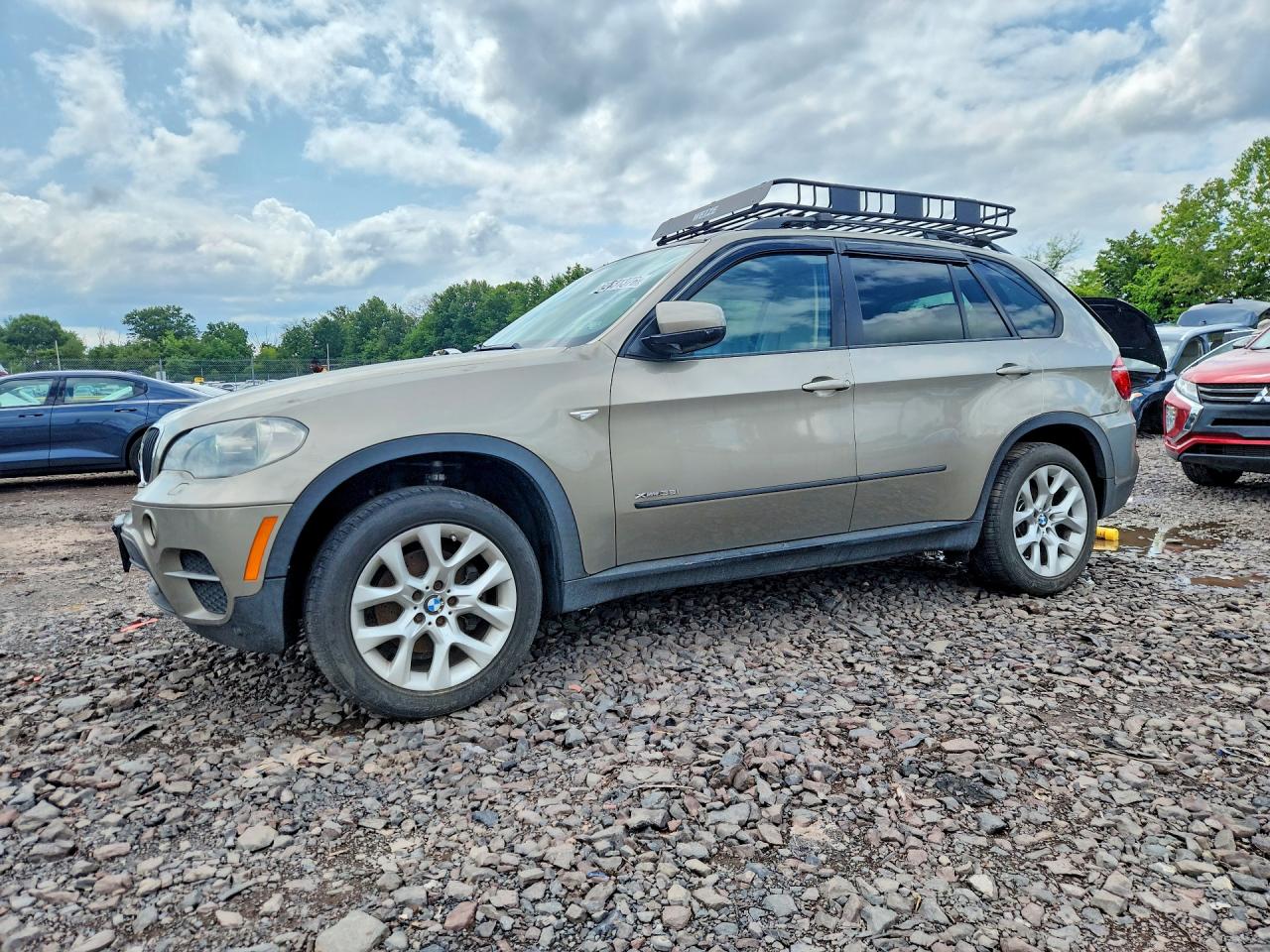 2011 Bmw X5 Xdrive35i Beige vin: 5UXZV4C58BL741925