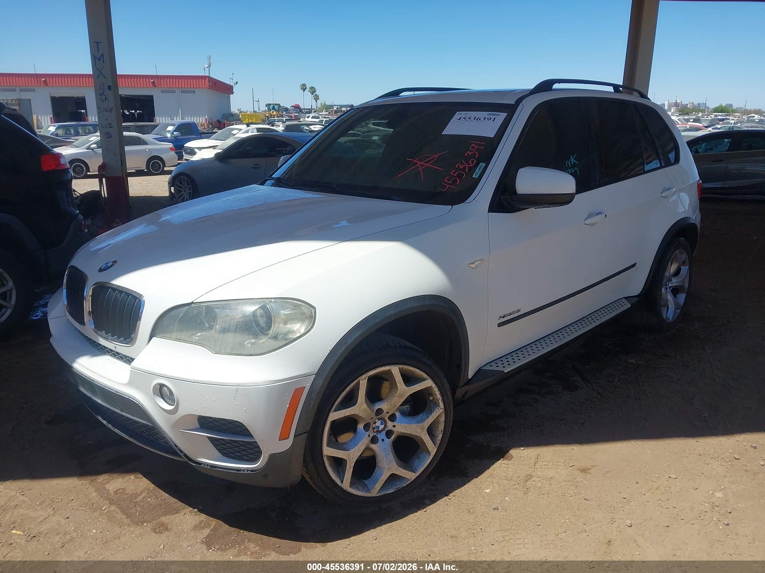 2012 Bmw X5 Xdrive35i/xdrive35i Premium/xdrive35i Sport Activity White vin: 5UXZV4C58CL747726