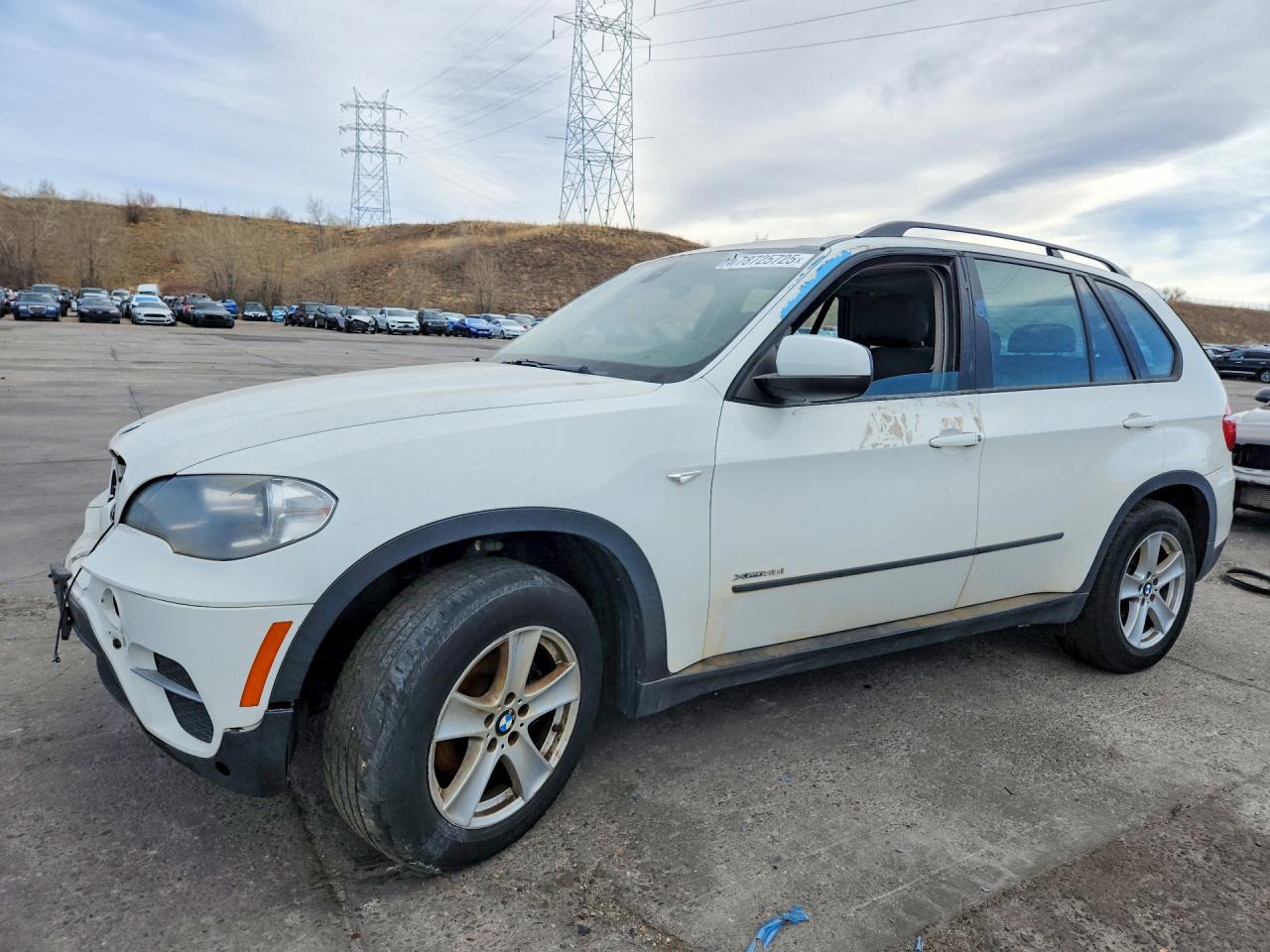 2012 Bmw X5 Xdrive35i White vin: 5UXZV4C58CL762811