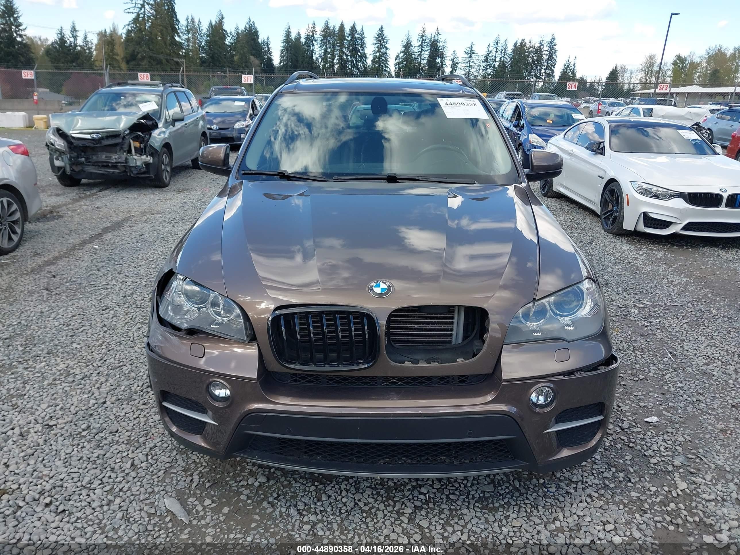 2012 Bmw X5 Xdrive35i/xdrive35i Premium/xdrive35i Sport Activity Brown vin: 5UXZV4C58CL989562