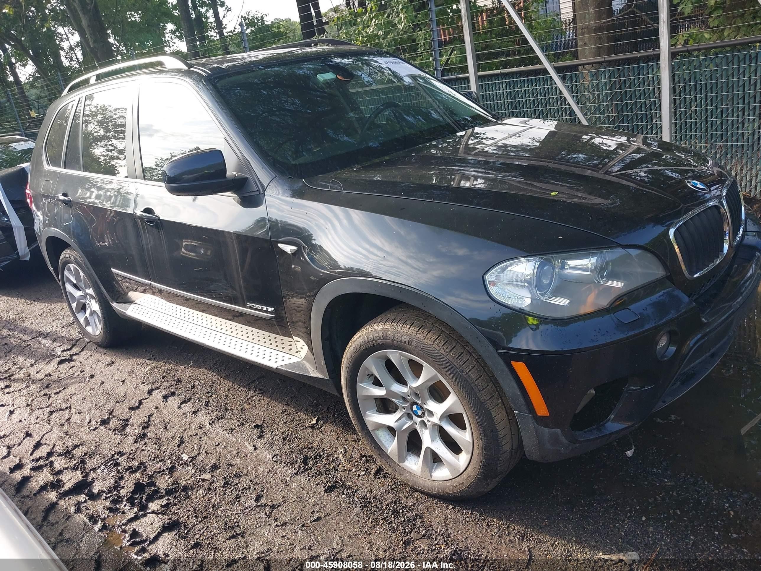 2012 Bmw X5 Xdrive35i/xdrive35i Premium/xdrive35i Sport Activity Black vin: 5UXZV4C58CL992378