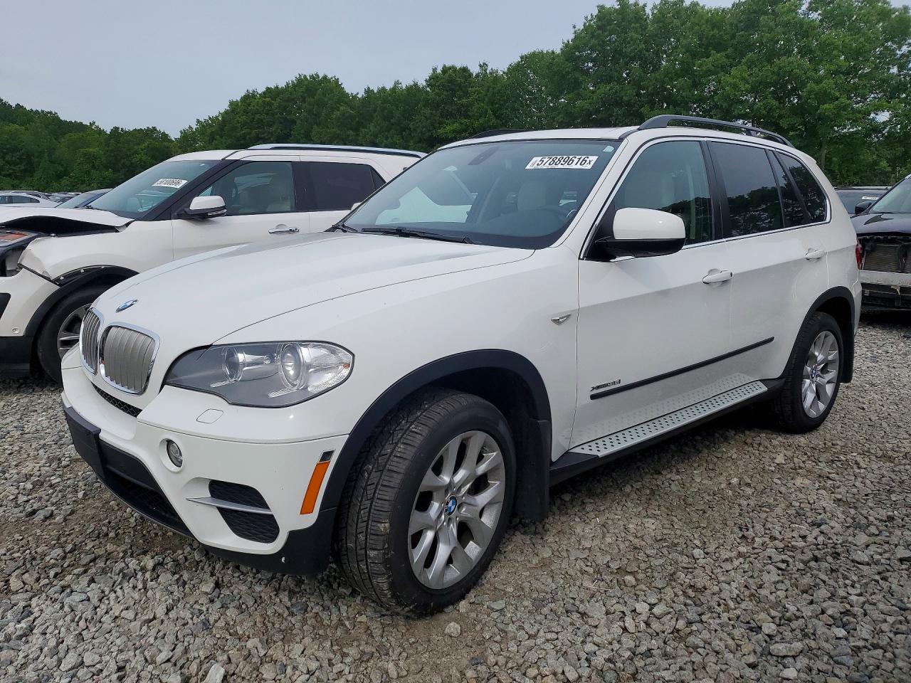 2013 Bmw X5 Xdrive35i Белый vin: 5UXZV4C58D0B24371