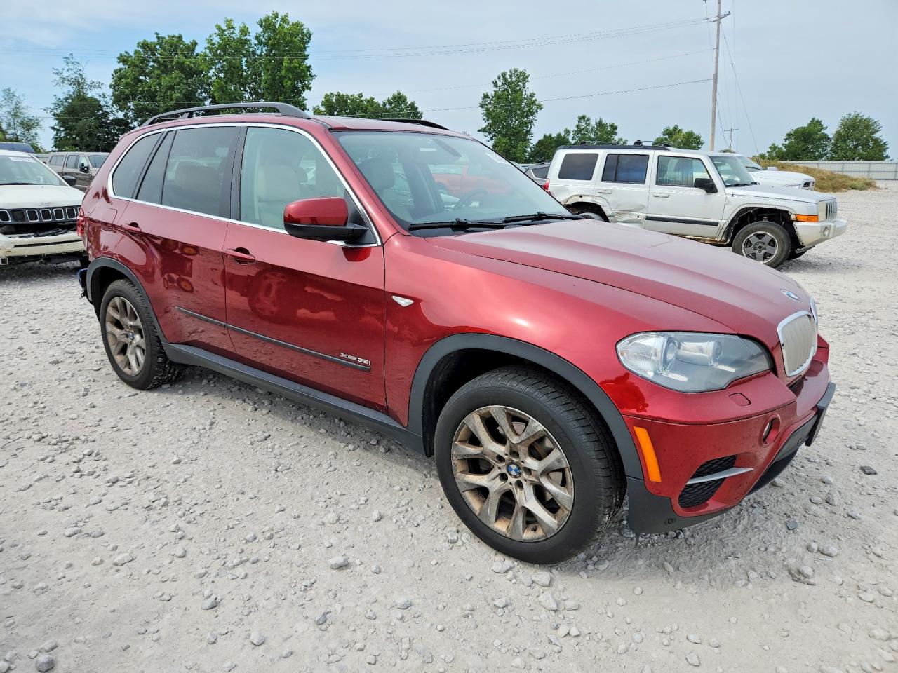 2013 Bmw X5 Xdrive35i Красный vin: 5UXZV4C58D0G55960