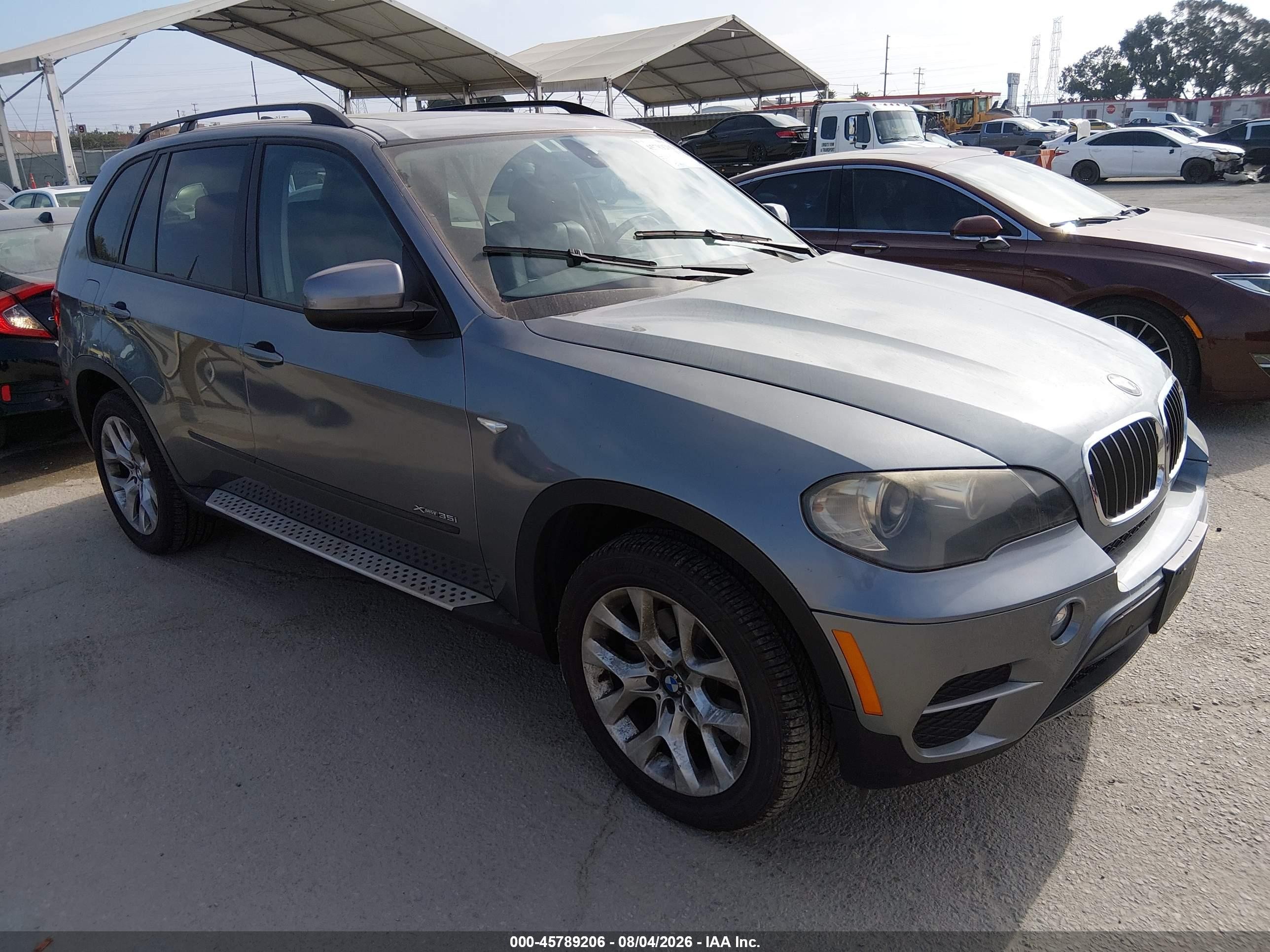 2011 Bmw X5 Xdrive35i/xdrive35i Premium/xdrive35i Sport Activity Gray vin: 5UXZV4C59BL402610