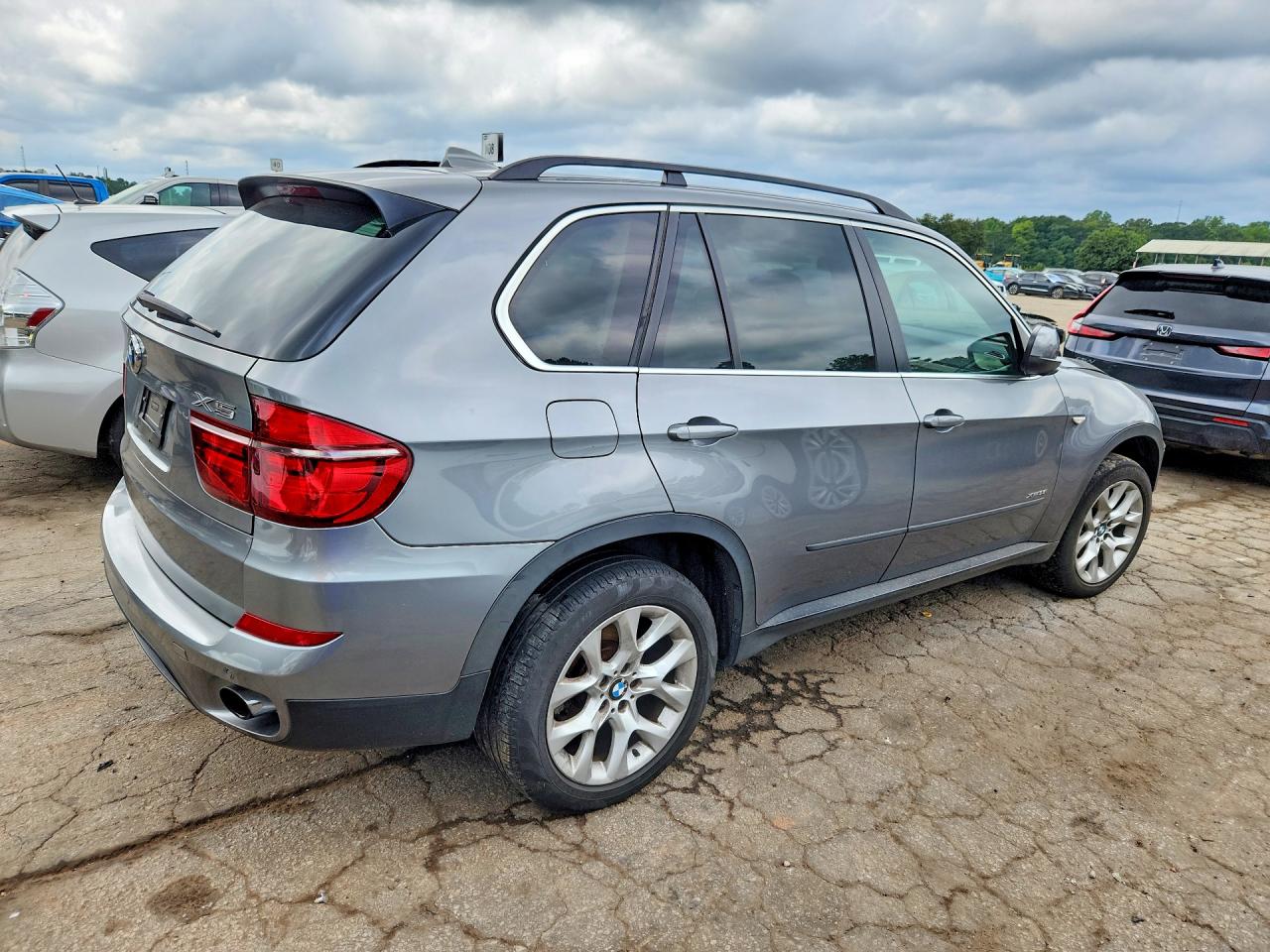 2013 Bmw X5 Xdrive35i Silver vin: 5UXZV4C59D0B09765