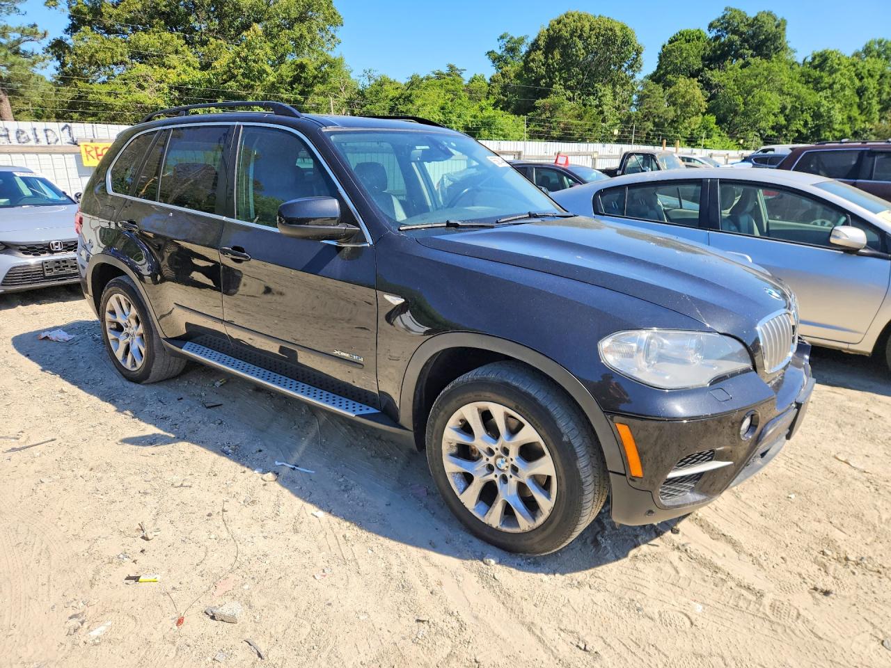 2013 Bmw X5 Xdrive35i Black vin: 5UXZV4C59D0E07779