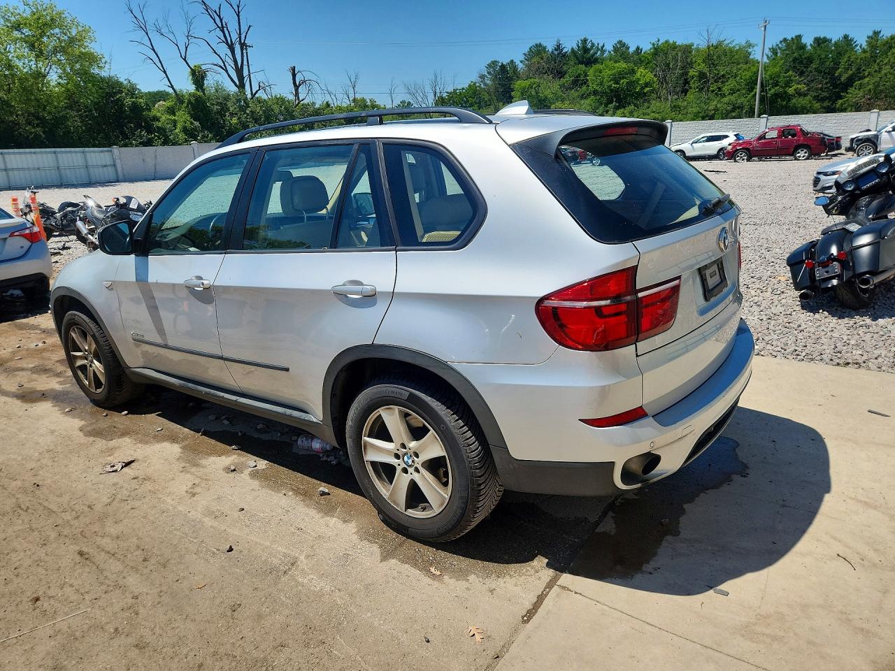 2013 Bmw X5 Xdrive35i Silver vin: 5UXZV4C59DL992438