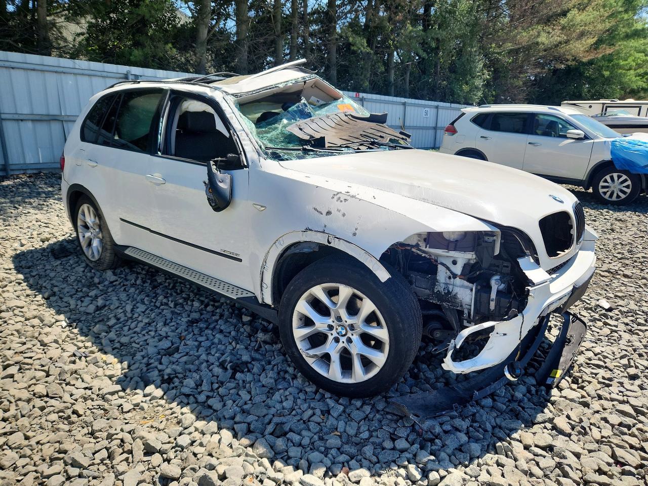 2011 Bmw X5 Xdrive35i White vin: 5UXZV4C5XBL414653