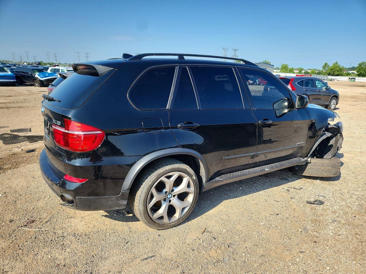2011 Bmw X5 Xdrive35i Черный vin: 5UXZV4C5XBL742123
