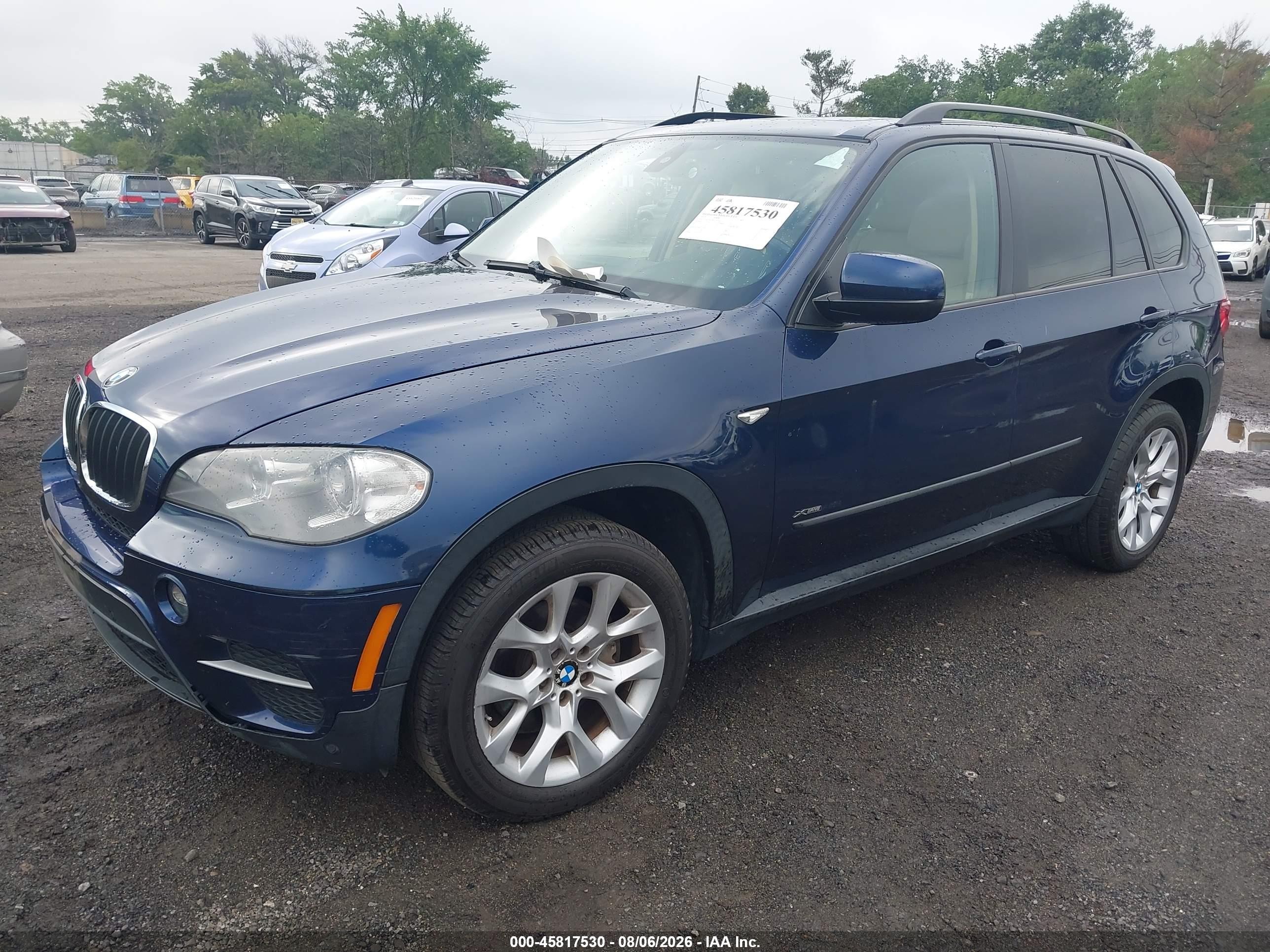 2012 Bmw X5 Xdrive35i/xdrive35i Premium/xdrive35i Sport Activity Blue vin: 5UXZV4C5XCL745105