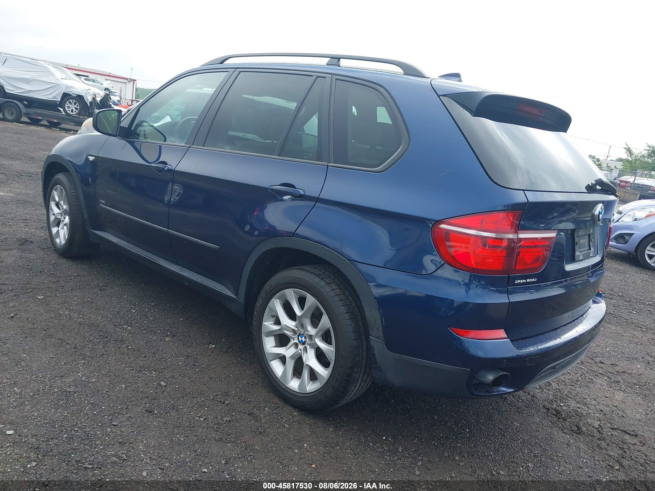 2012 Bmw X5 Xdrive35i/xdrive35i Premium/xdrive35i Sport Activity Blue vin: 5UXZV4C5XCL745105