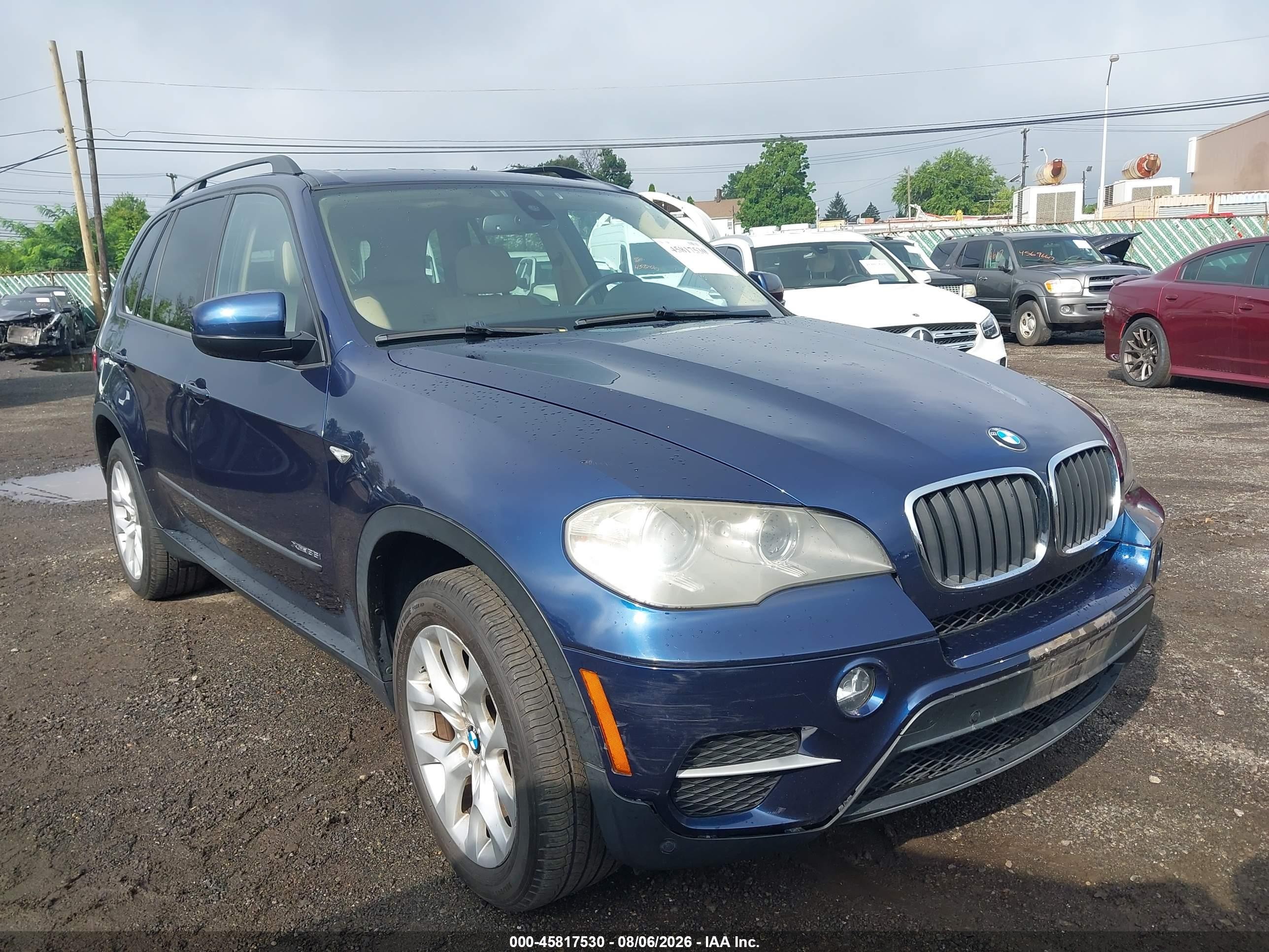 2012 Bmw X5 Xdrive35i/xdrive35i Premium/xdrive35i Sport Activity Blue vin: 5UXZV4C5XCL745105