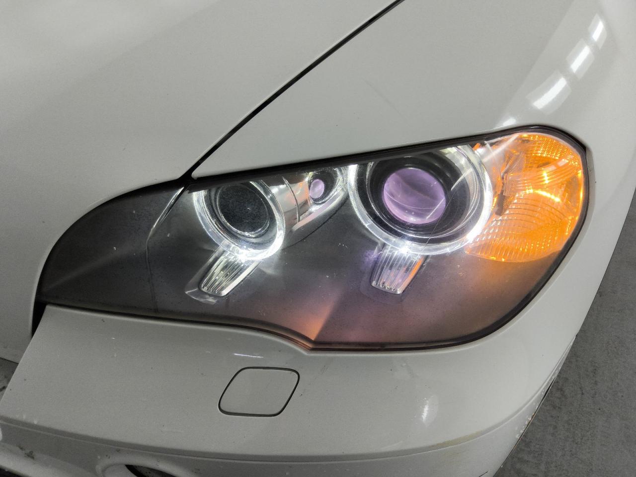 2012 Bmw X5 Xdrive35i White vin: 5UXZV4C5XCL766455 Damage: Left Head Lamp, Faded, Repair Required