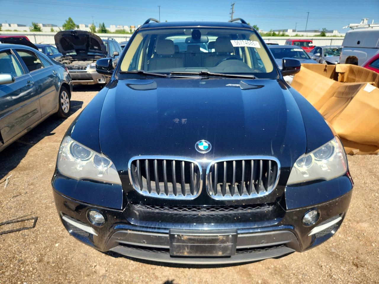 2012 Bmw X5 Xdrive35i Black vin: 5UXZV4C5XCL988851