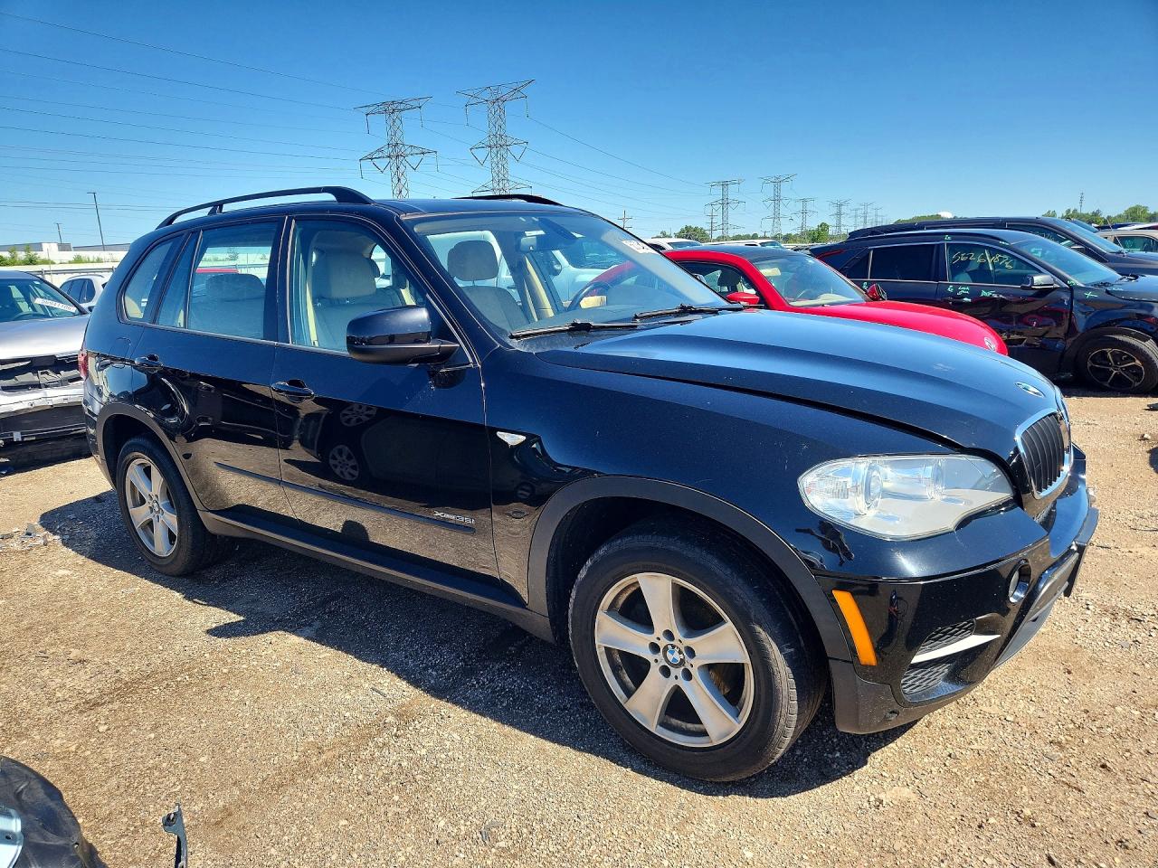 2012 Bmw X5 Xdrive35i Black vin: 5UXZV4C5XCL988851
