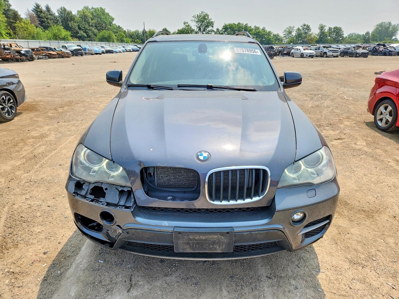 2013 Bmw X5 Xdrive35i Gray vin: 5UXZV4C5XD0B04364
