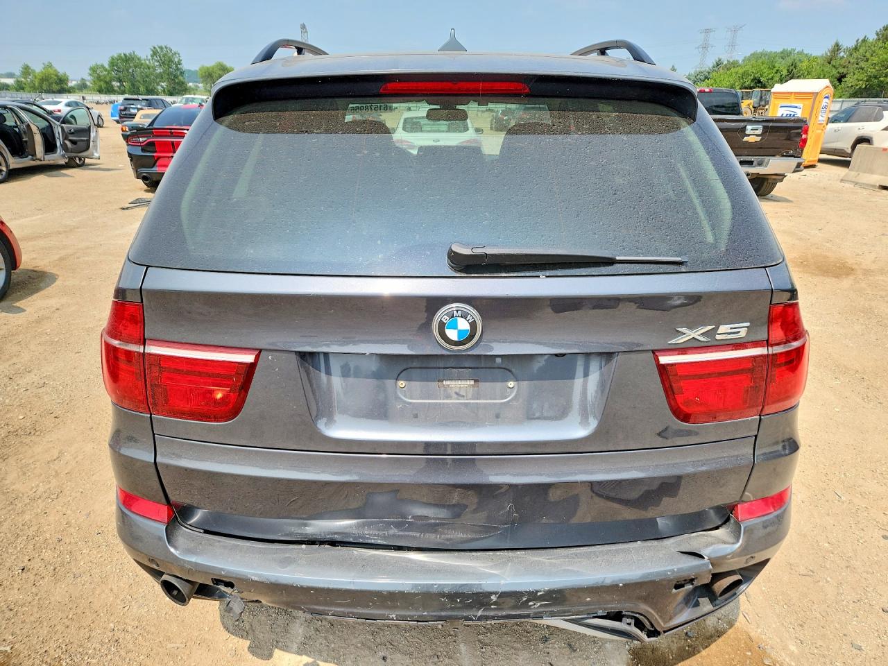 2013 Bmw X5 Xdrive35i Gray vin: 5UXZV4C5XD0B04364