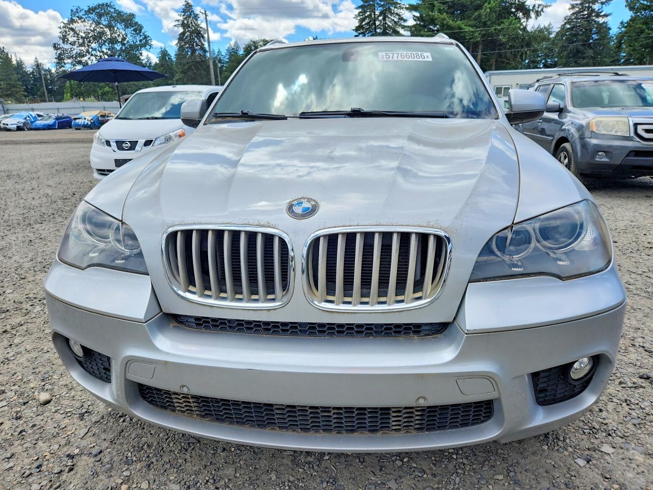 2013 Bmw X5 Xdrive35i Silver vin: 5UXZV4C5XD0E02848