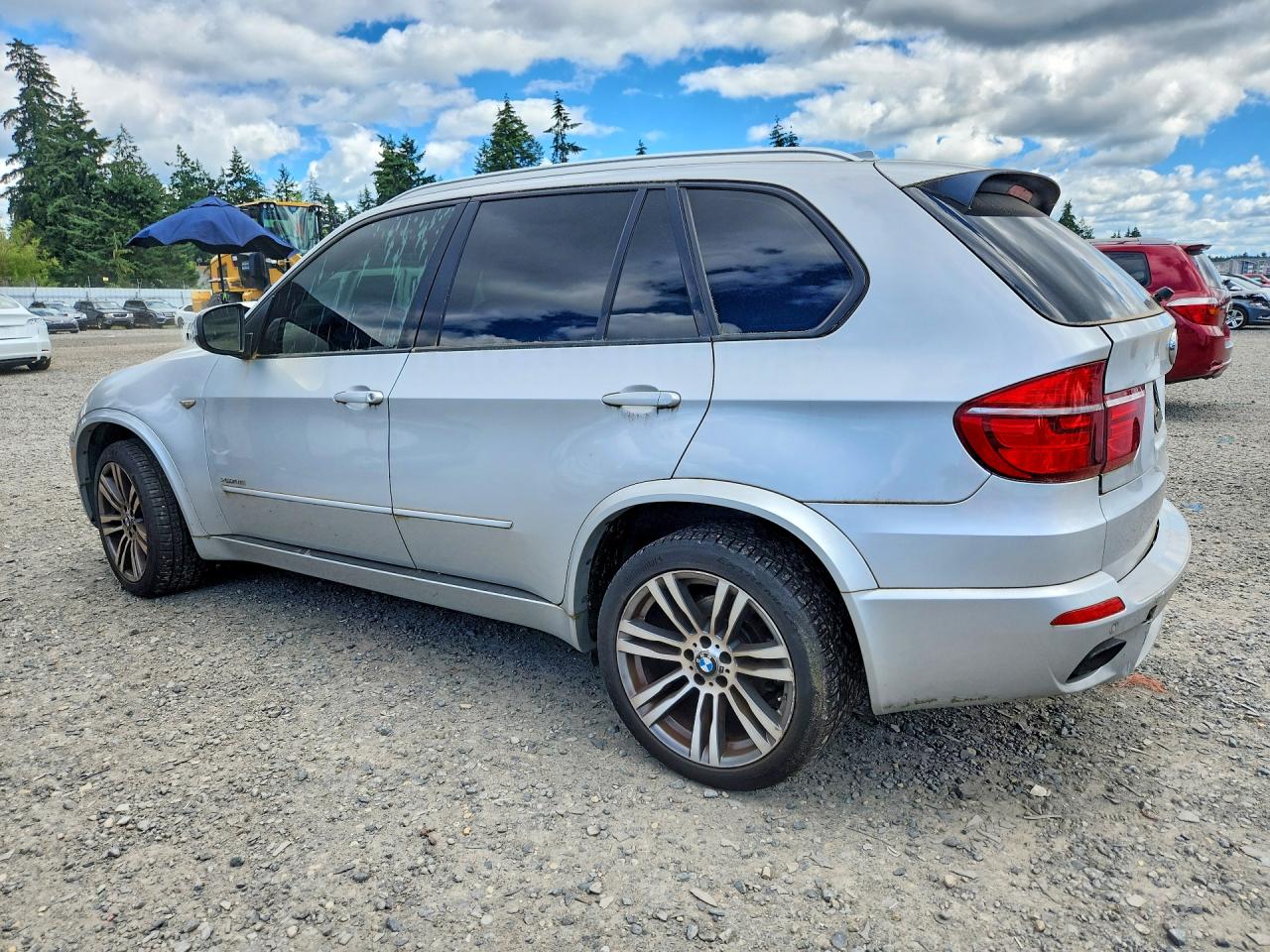 2013 Bmw X5 Xdrive35i Silver vin: 5UXZV4C5XD0E02848