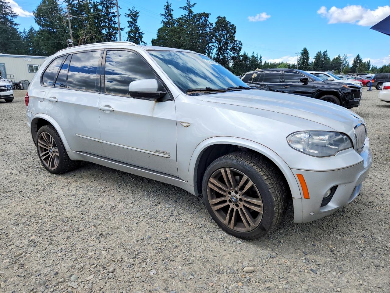 2013 Bmw X5 Xdrive35i Silver vin: 5UXZV4C5XD0E02848