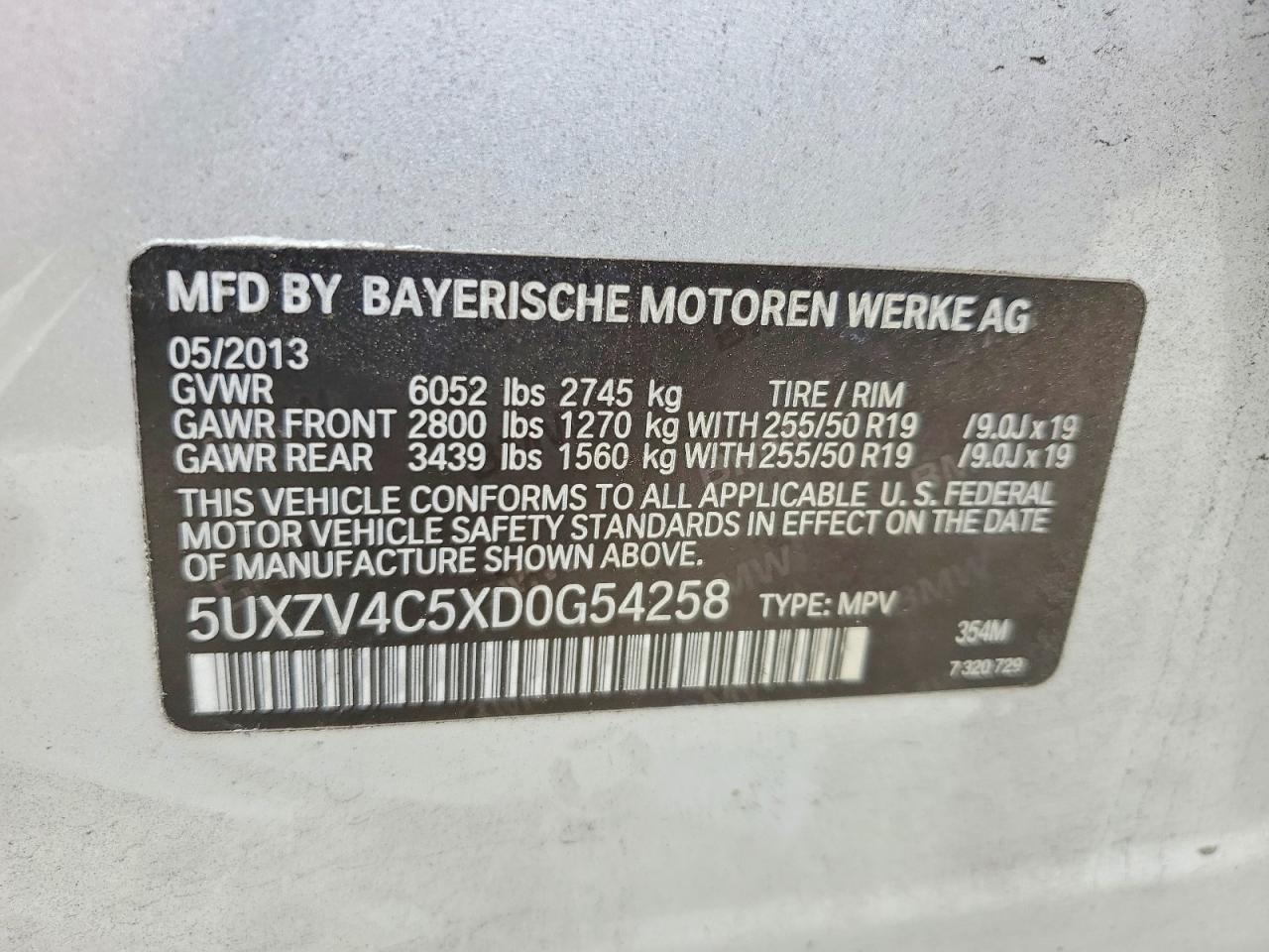 2013 Bmw X5 Silver vin: 5UXZV4C5XD0G54258