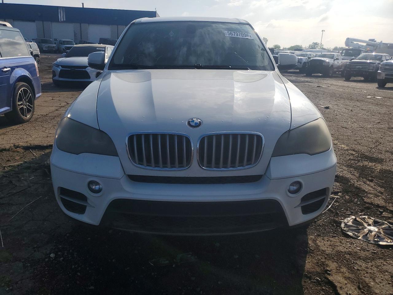 2011 Bmw X5 Xdrive50i White vin: 5UXZV8C50BL419304
