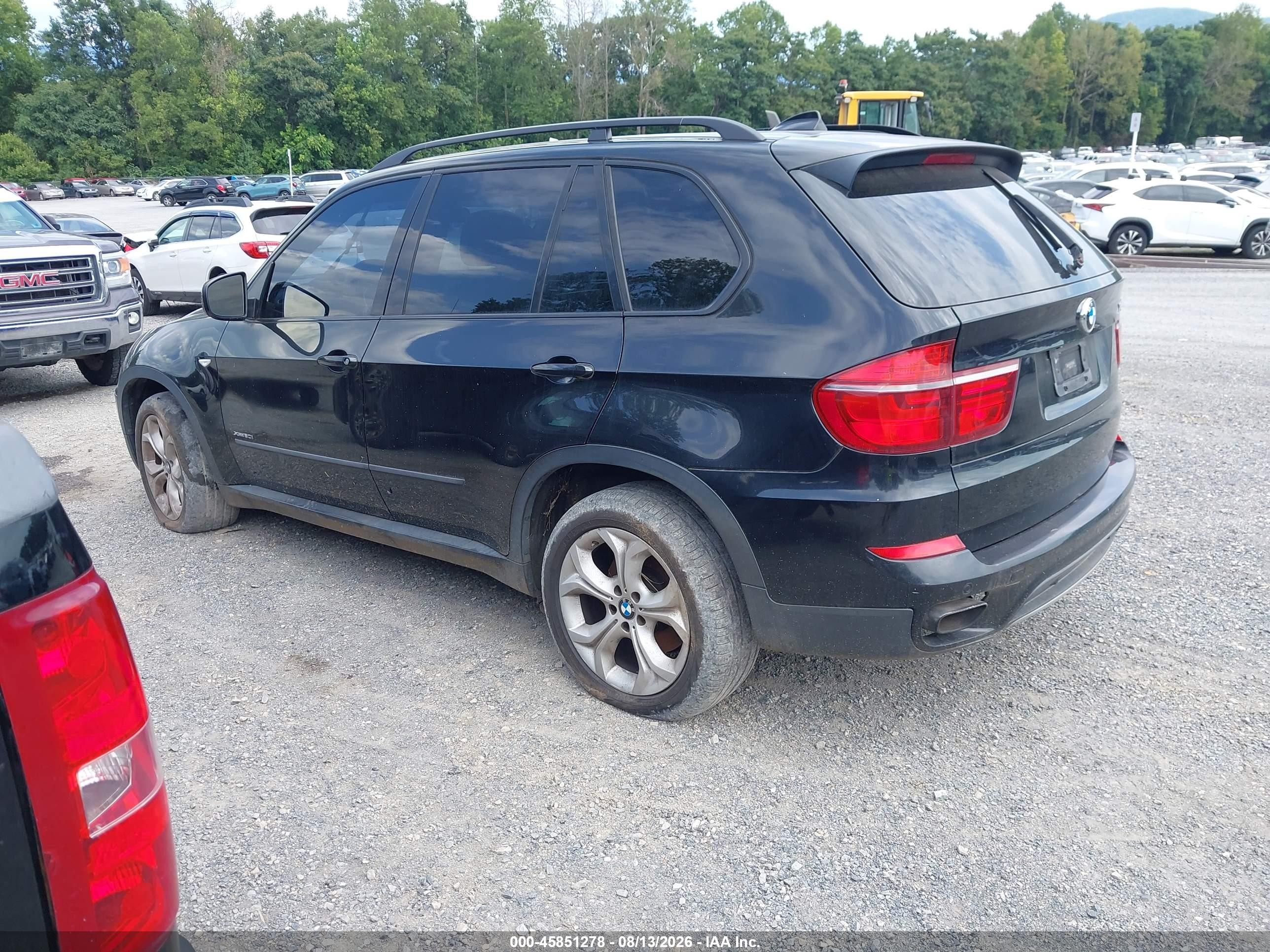 2012 Bmw X5 Xdrive50i Black vin: 5UXZV8C50CL423421