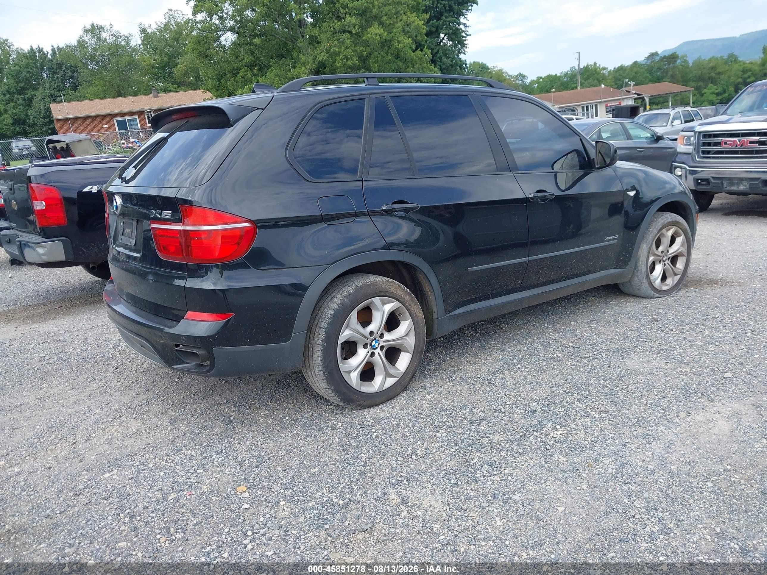 2012 Bmw X5 Xdrive50i Black vin: 5UXZV8C50CL423421