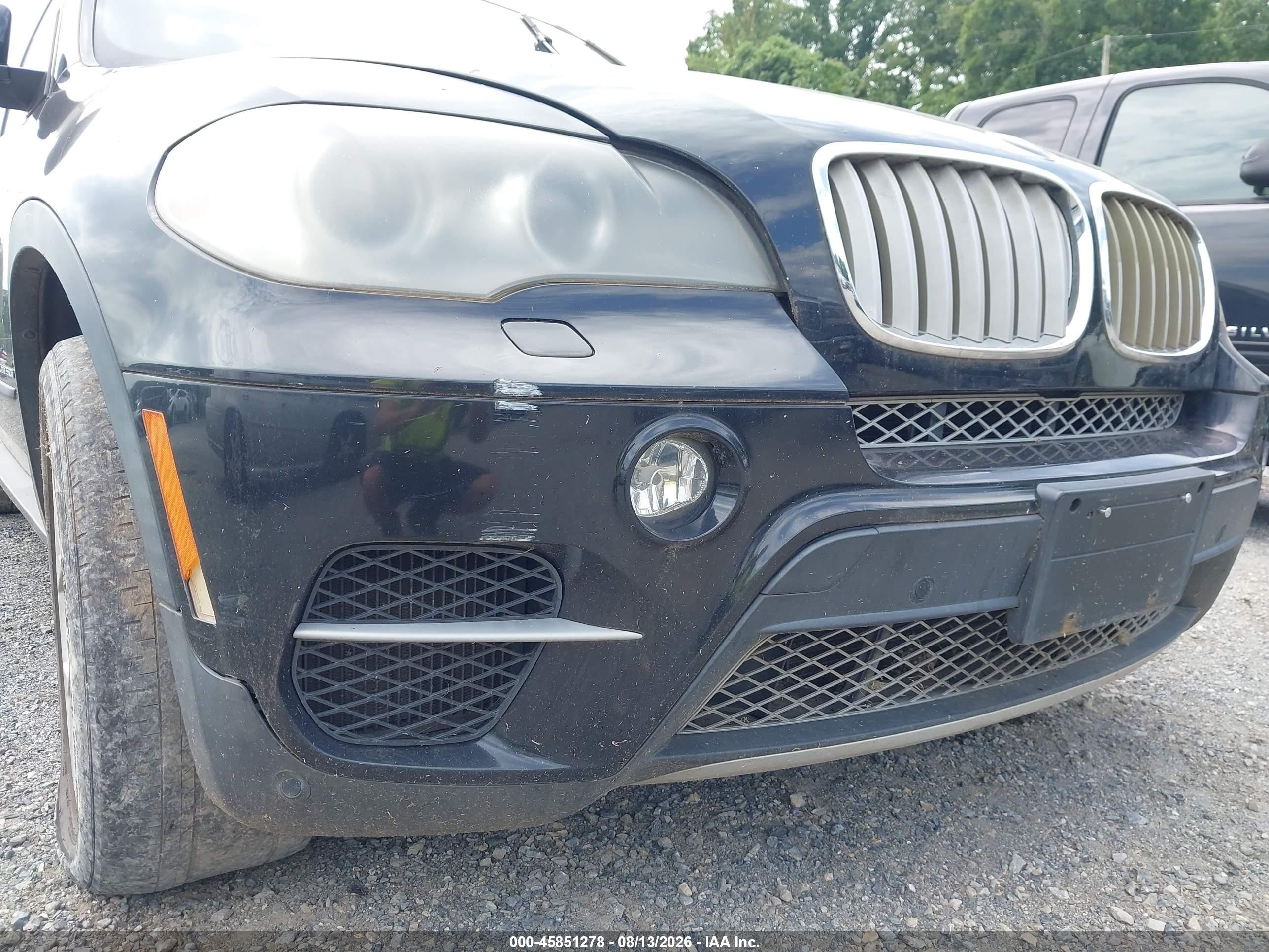 2012 Bmw X5 Xdrive50i Black vin: 5UXZV8C50CL423421