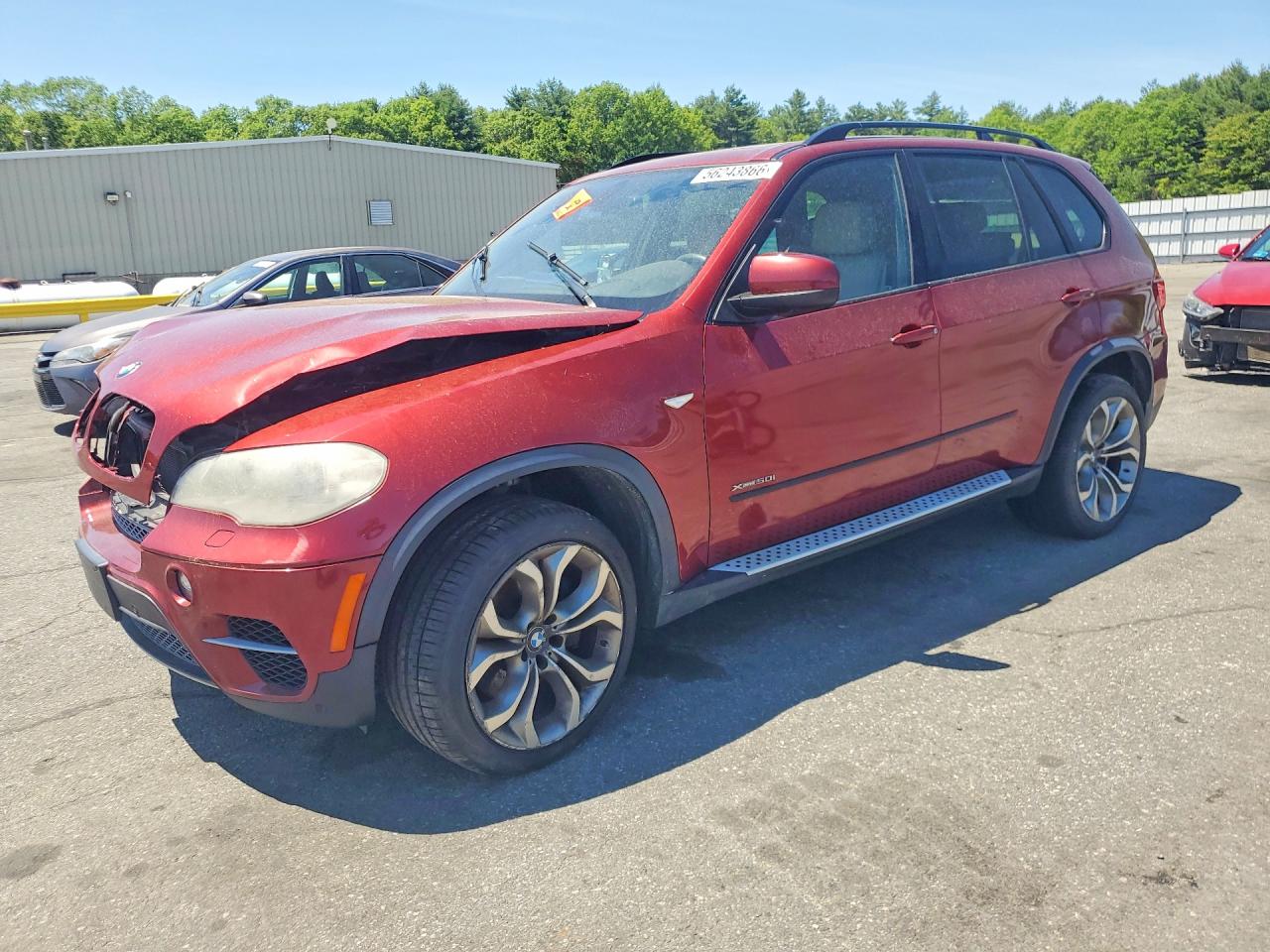 2012 Bmw X5 Xdrive50i Red vin: 5UXZV8C50CL423774