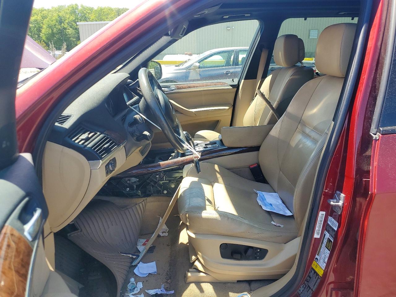 2012 Bmw X5 Xdrive50i Red vin: 5UXZV8C50CL423774