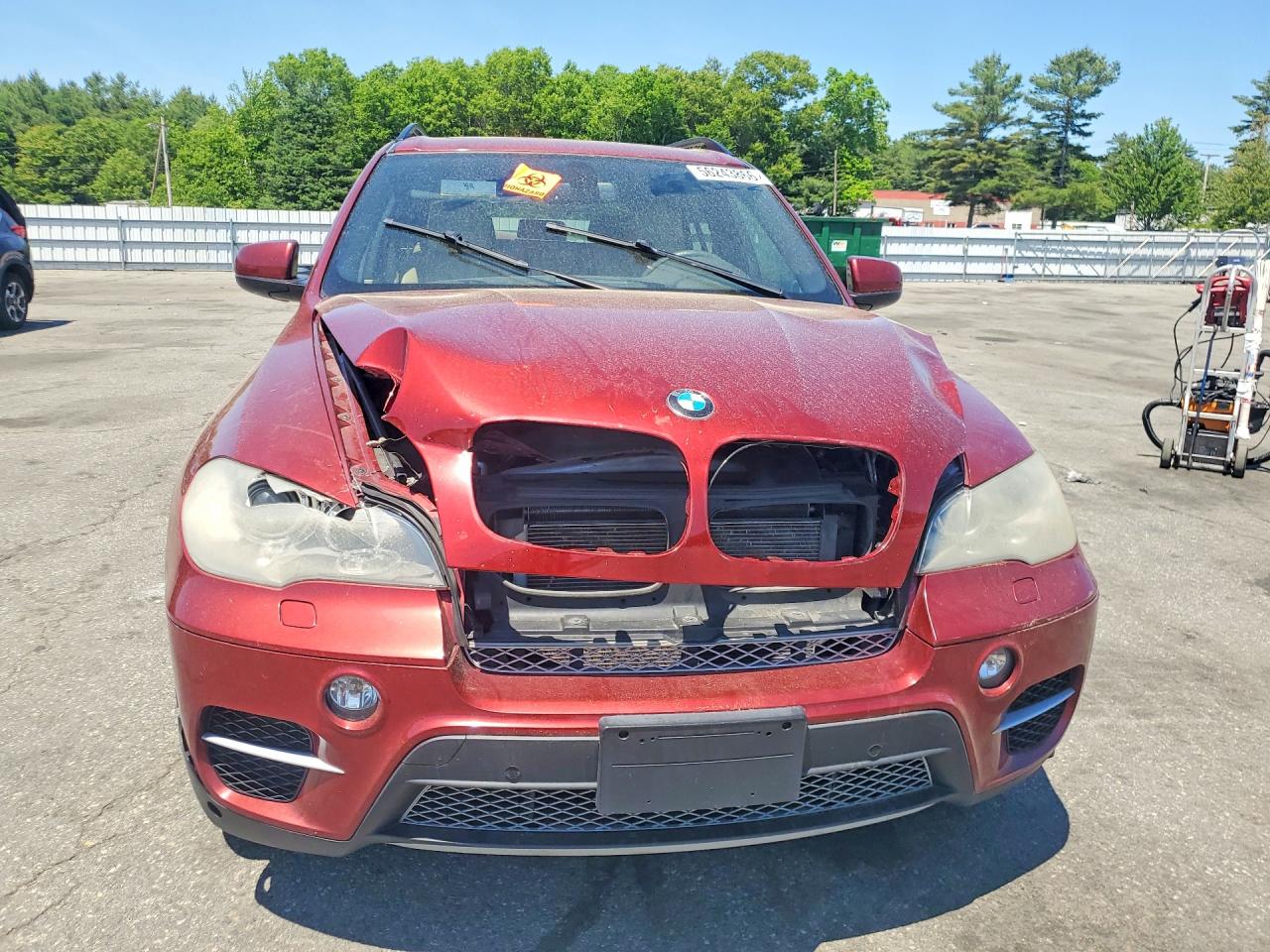 2012 Bmw X5 Xdrive50i Red vin: 5UXZV8C50CL423774