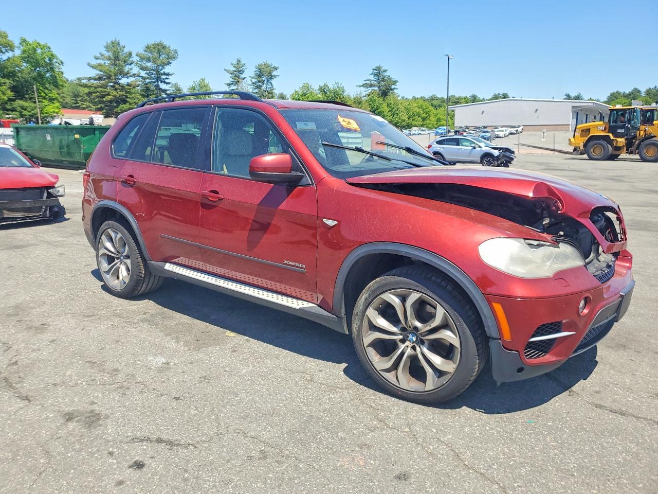 2012 Bmw X5 Xdrive50i Red vin: 5UXZV8C50CL423774