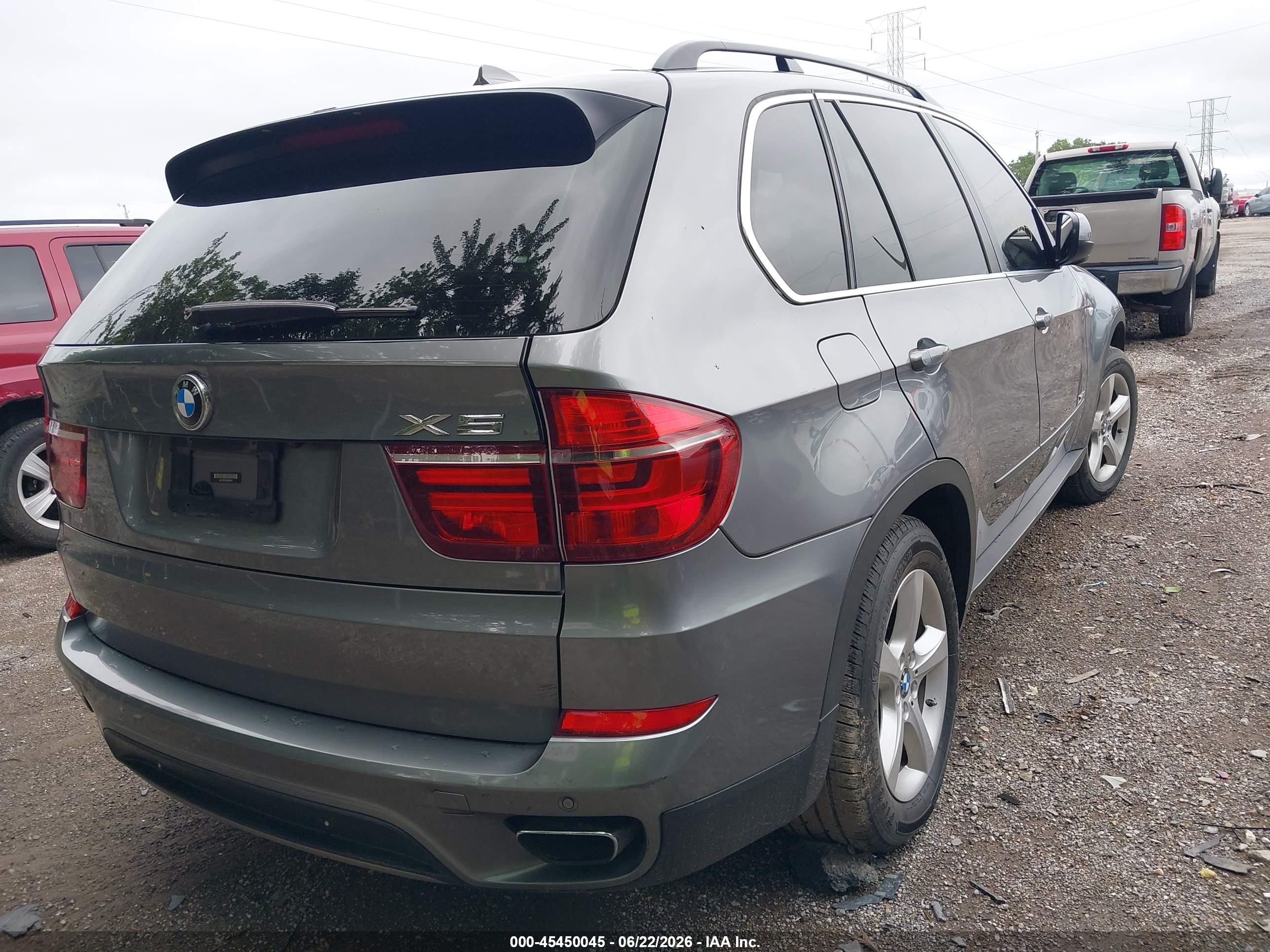 2013 Bmw X5 Xdrive50i Gray vin: 5UXZV8C50DL899539